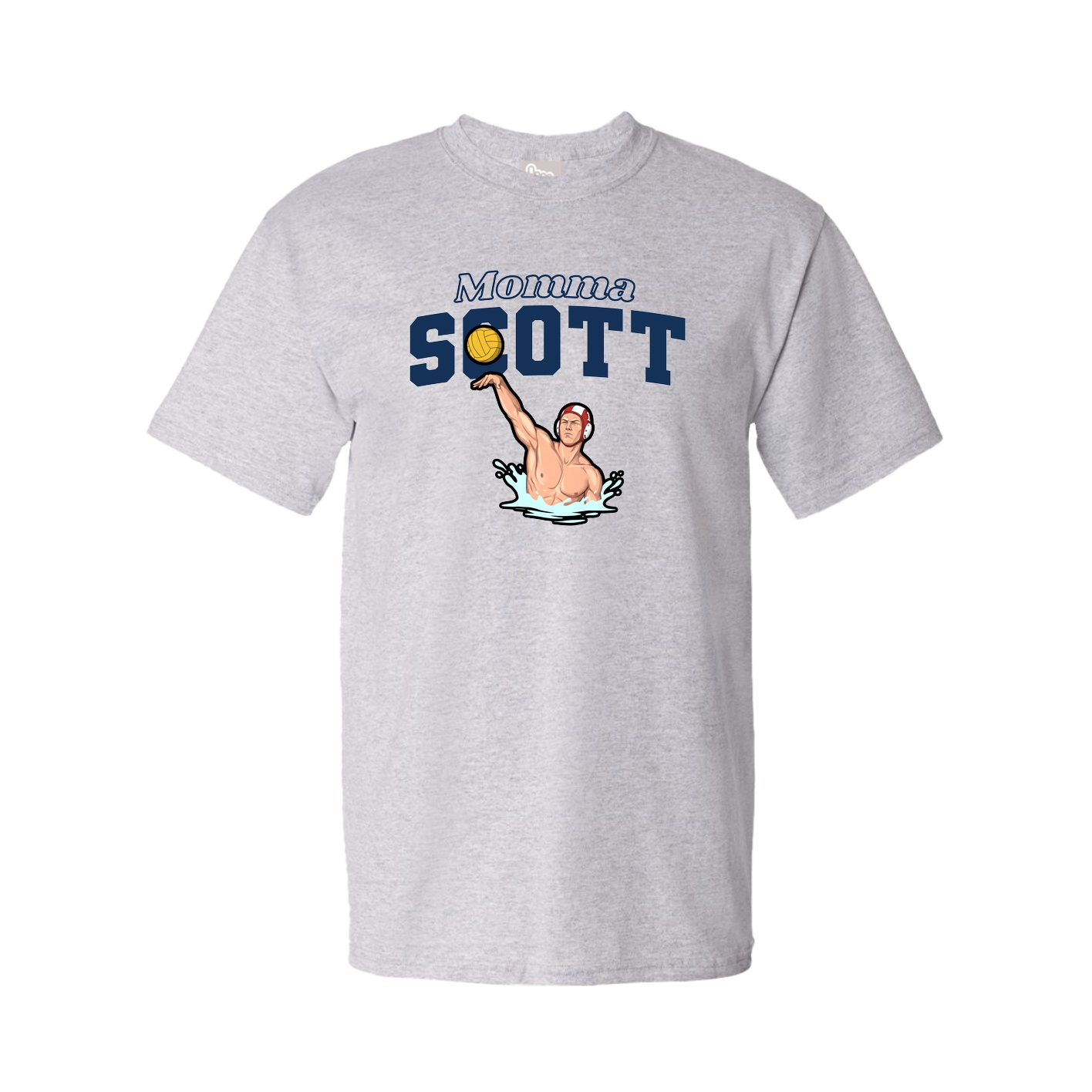 Youth Tee — Mothers Day Block in Grey