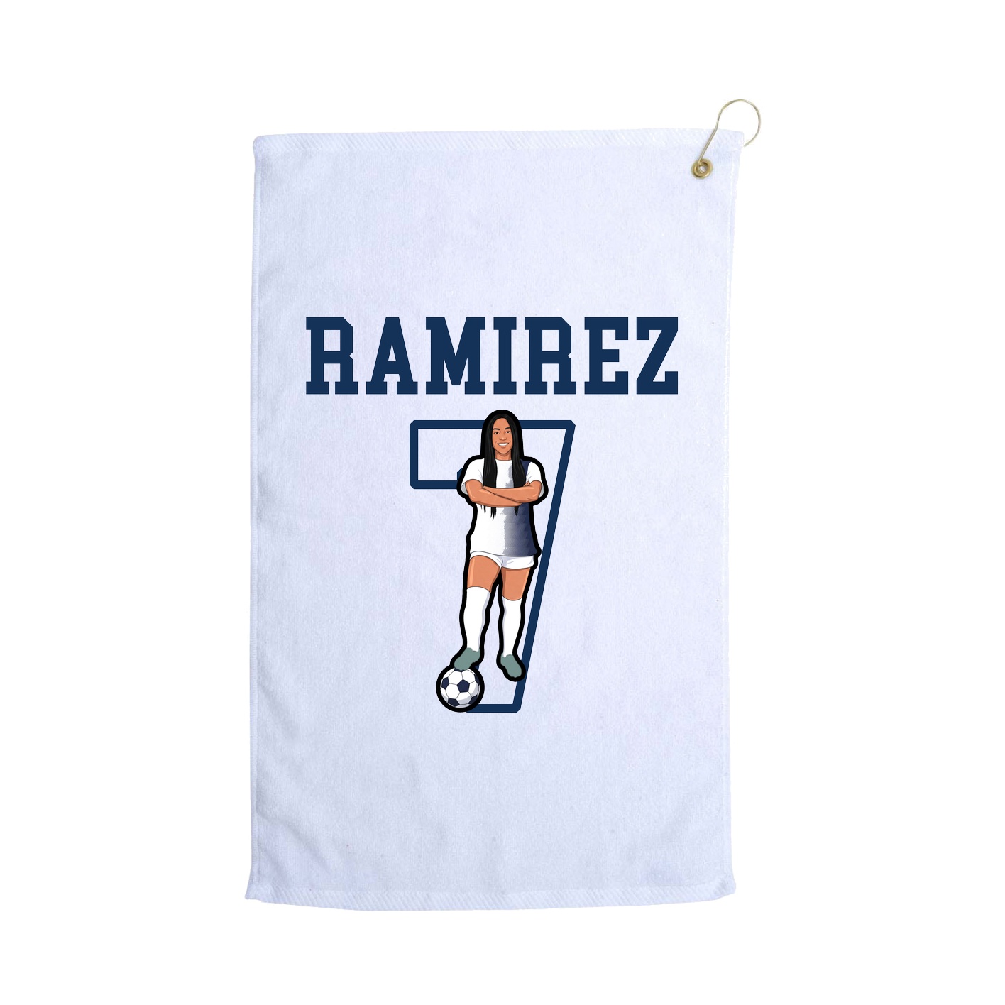 Golf Towel — Shirsey in White
