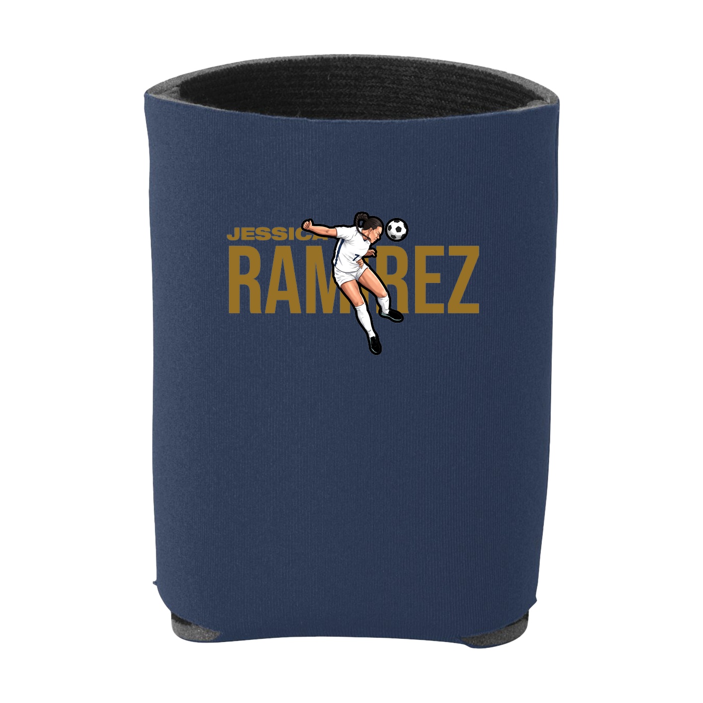 Can Holder — Player Name in Navy