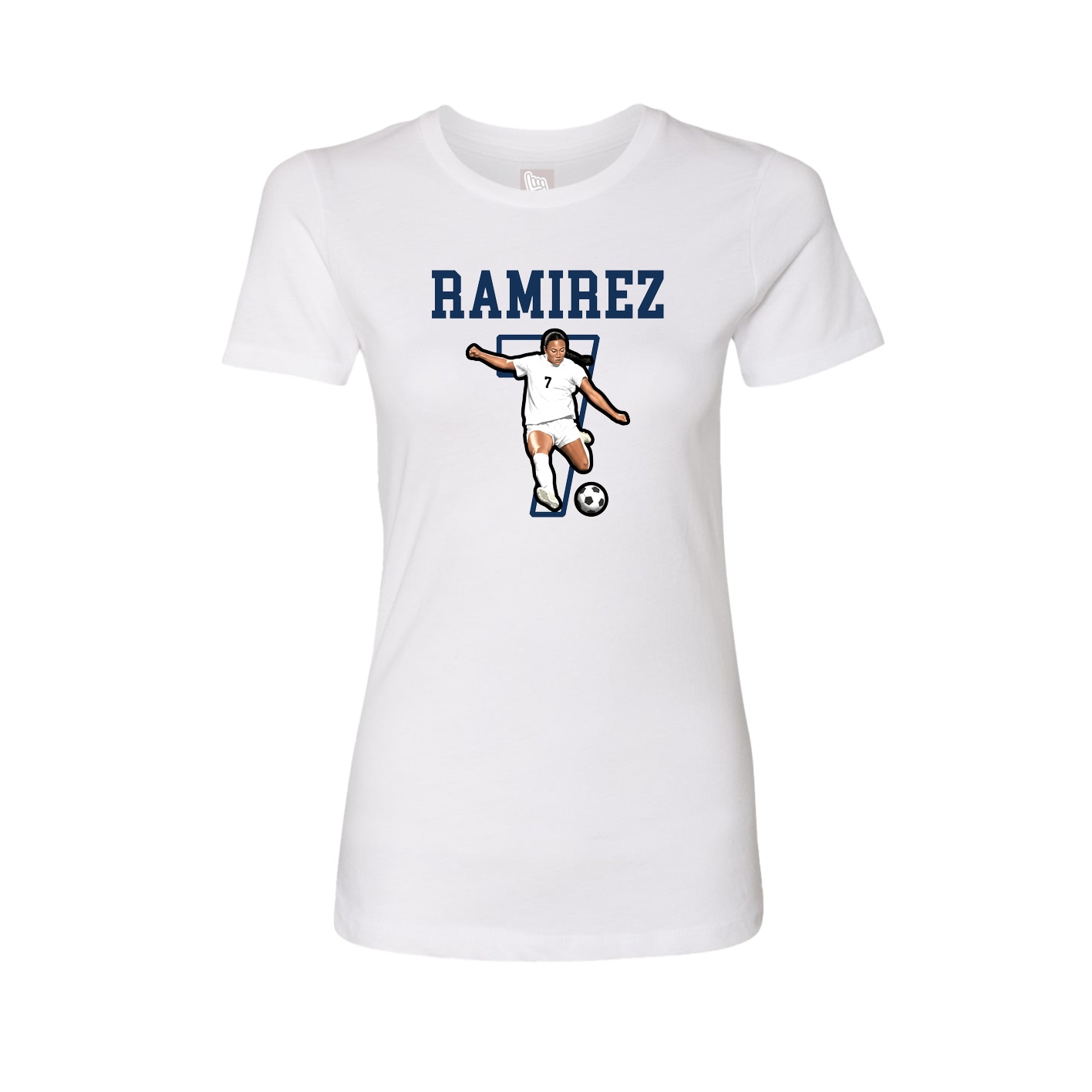Fitted Women's Tee — Shirsey in White