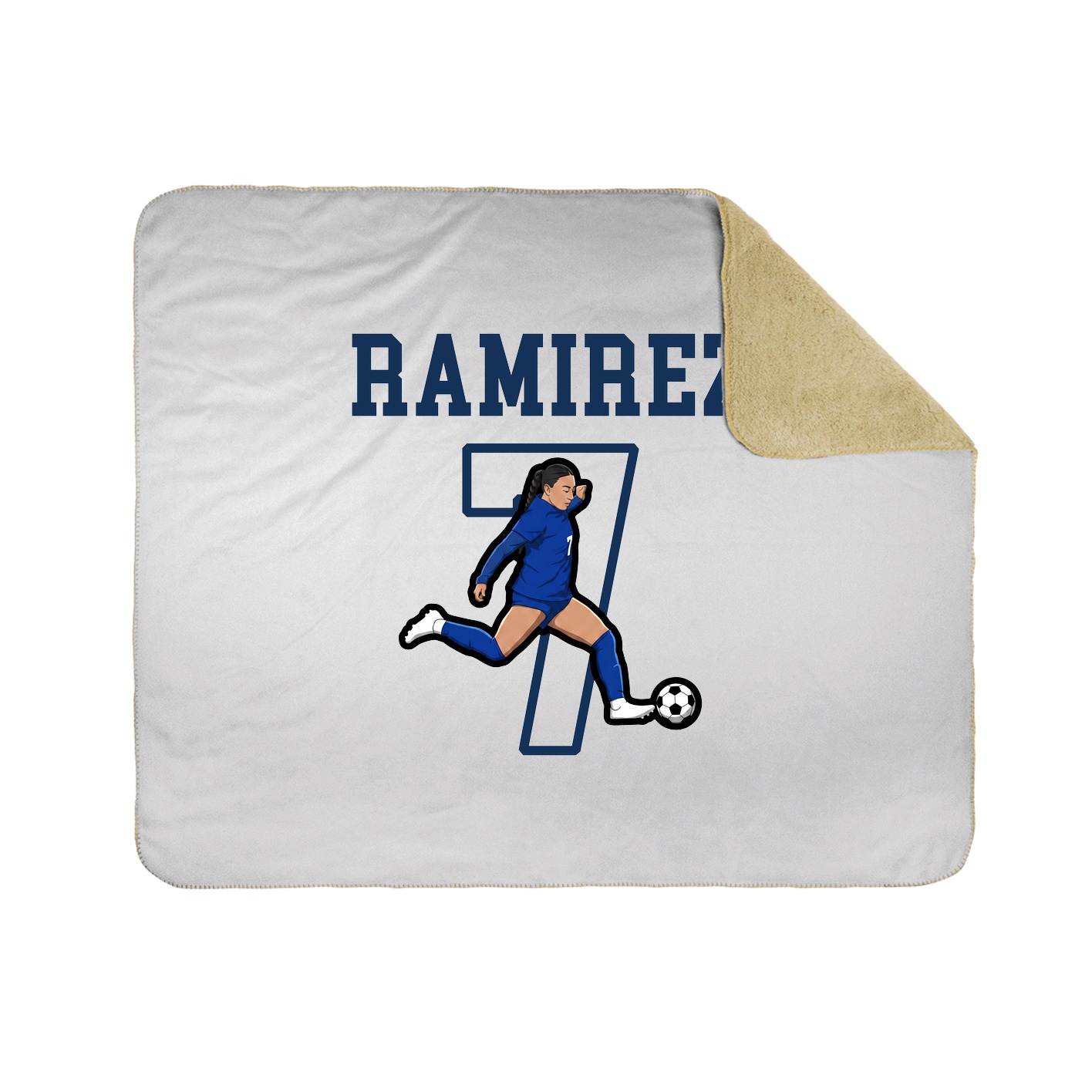 Throw Blanket — Shirsey in White
