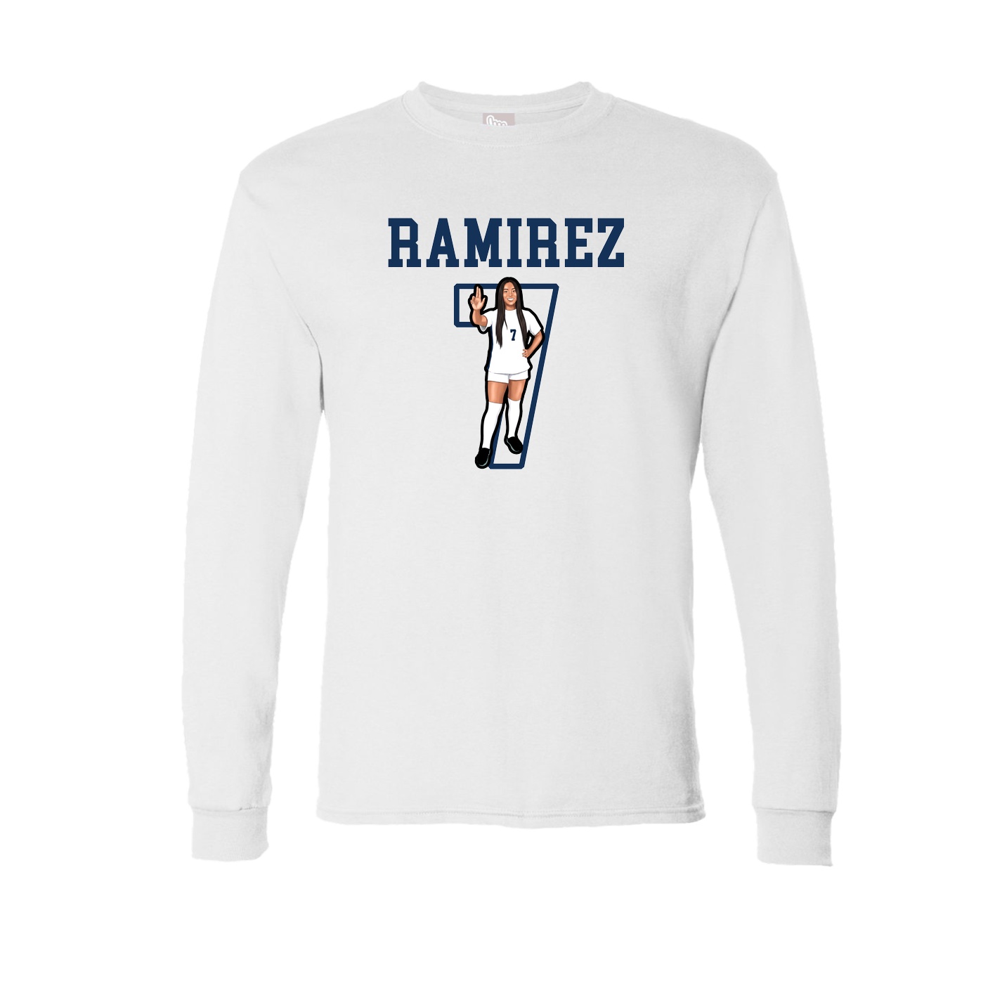 Long Sleeve Tee — Shirsey in White