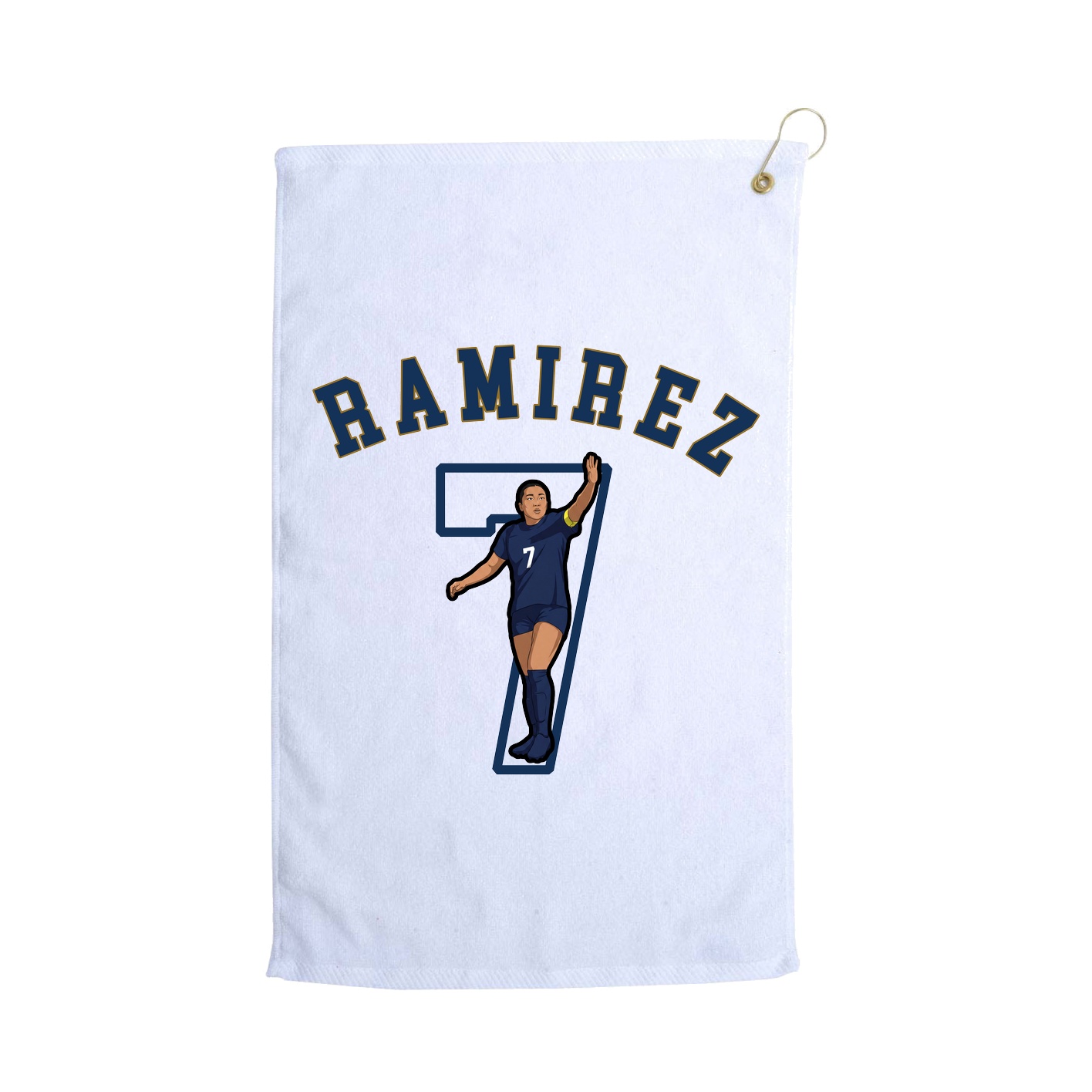 Golf Towel — Shirsey Arch in White
