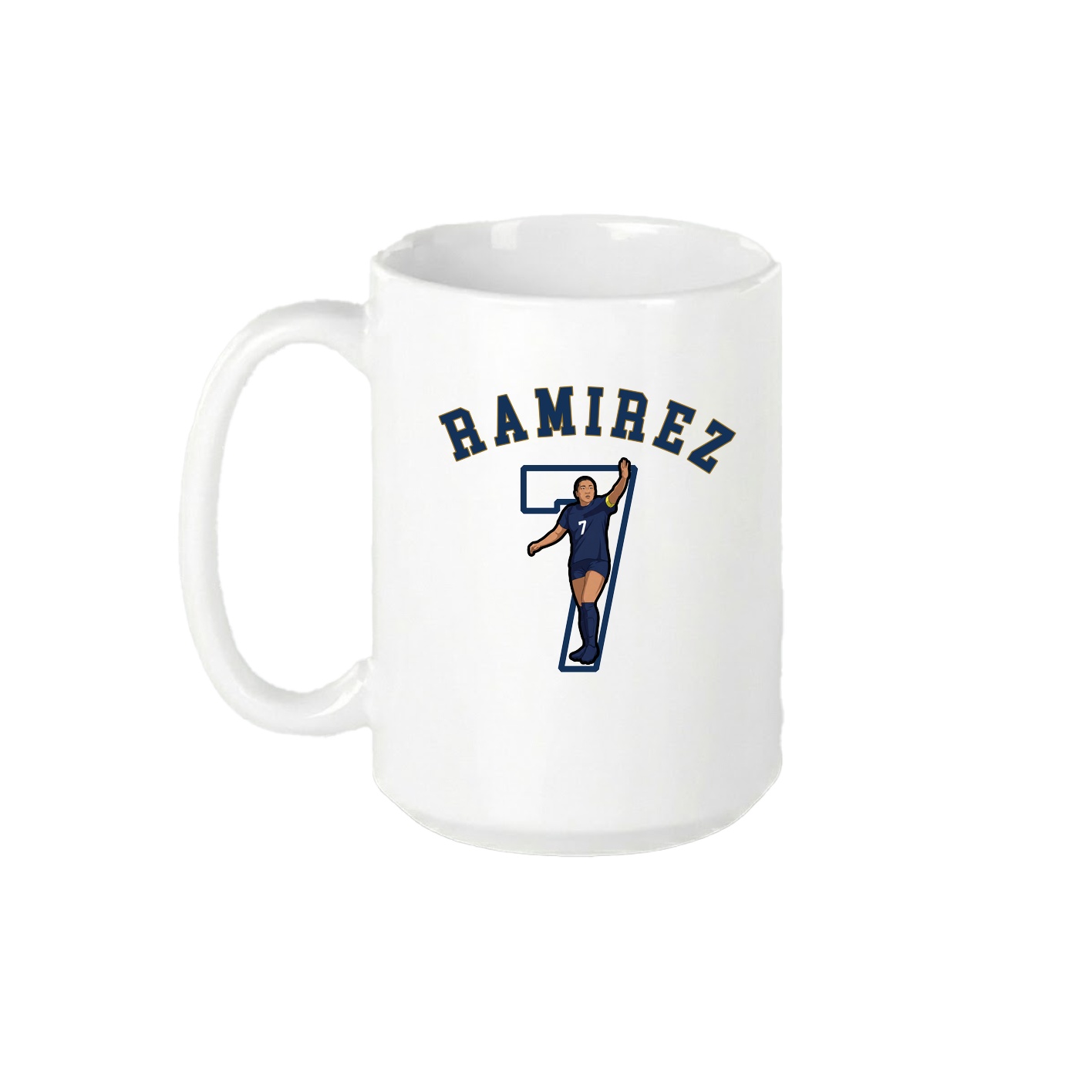 15oz Coffee Mug — Shirsey Arch in White