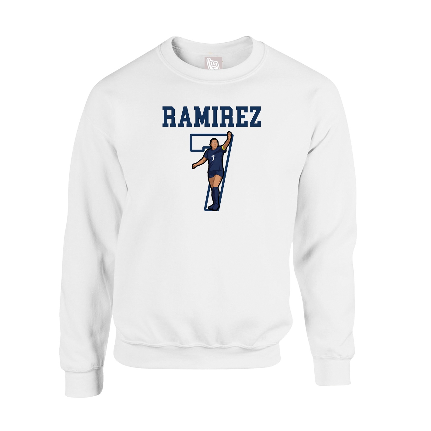 Fleece Crew — Shirsey in White