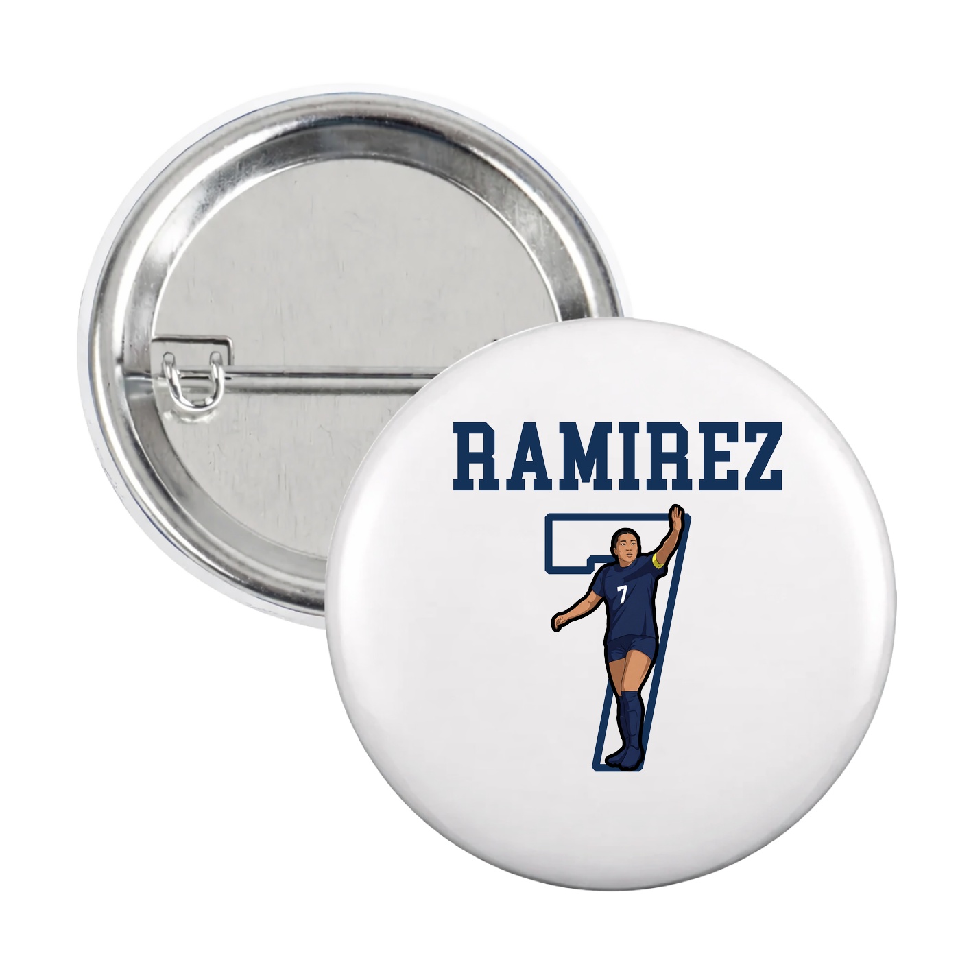 Game Day Button — Shirsey in White