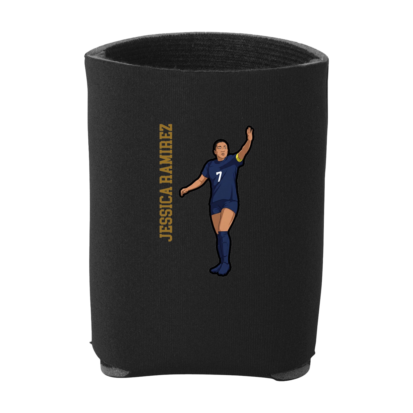 Can Holder — Name Vertical in Black