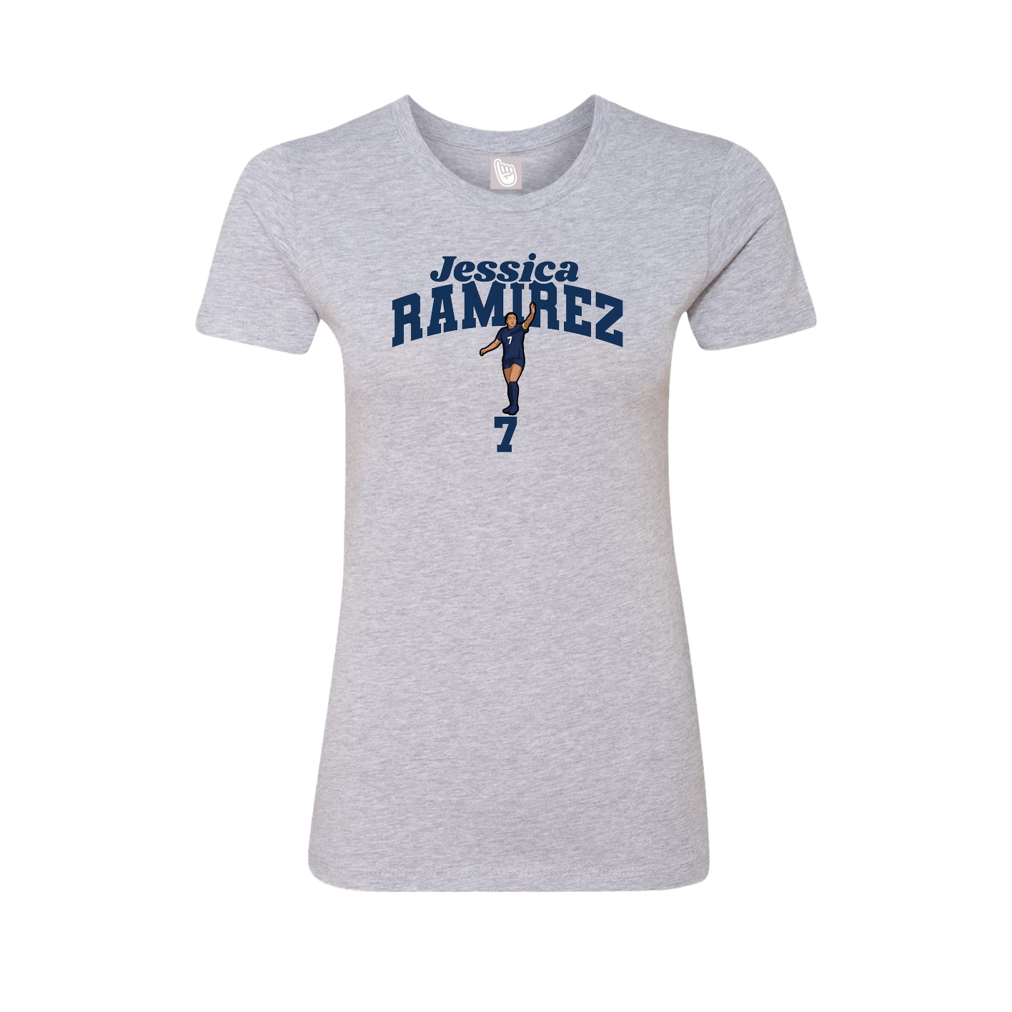 Womens Tee — Signature Arch in Grey