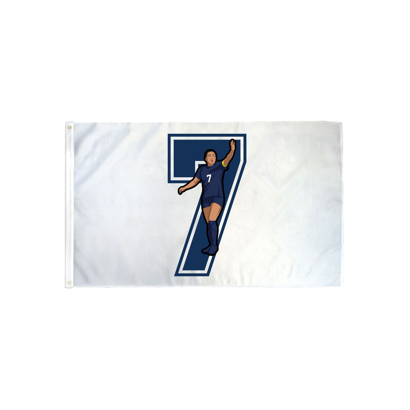 3x5 Flag — Number in Classic