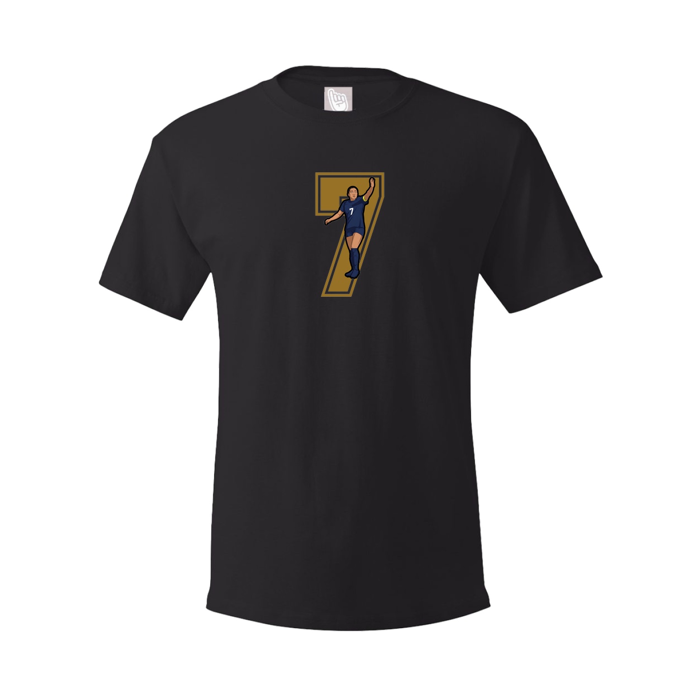 Youth Tee — Number in Black