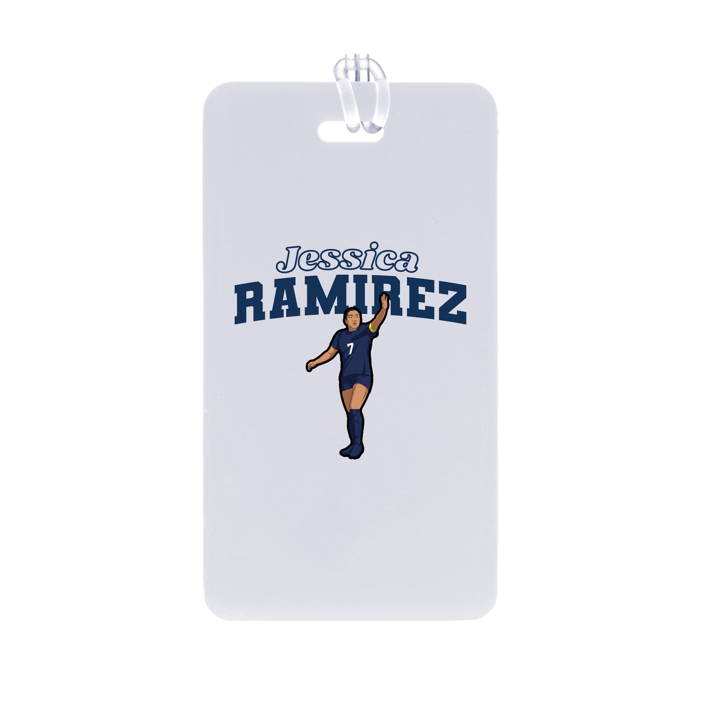 Bag Tag — Name Arch in Classic