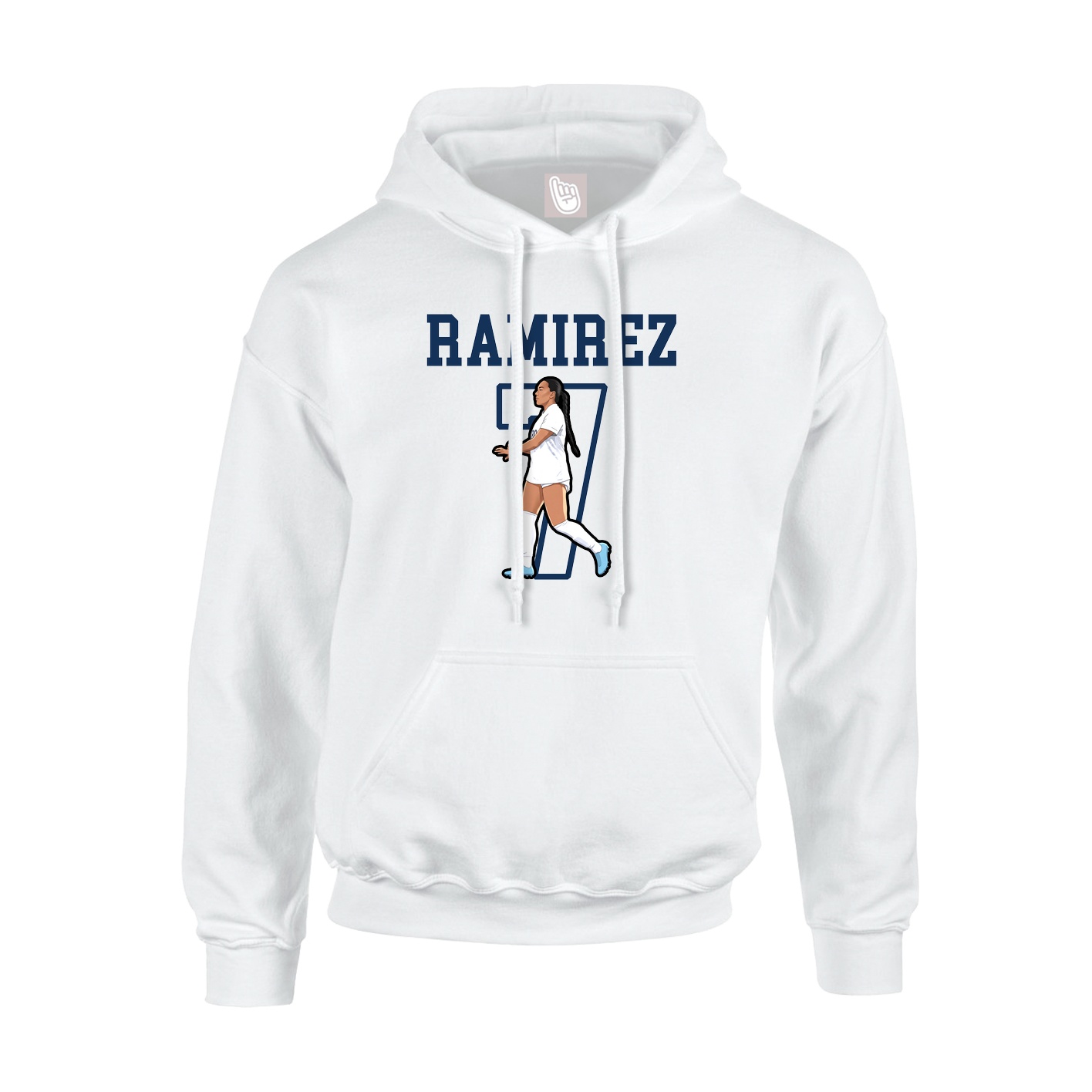 Hoodie — Shirsey in White