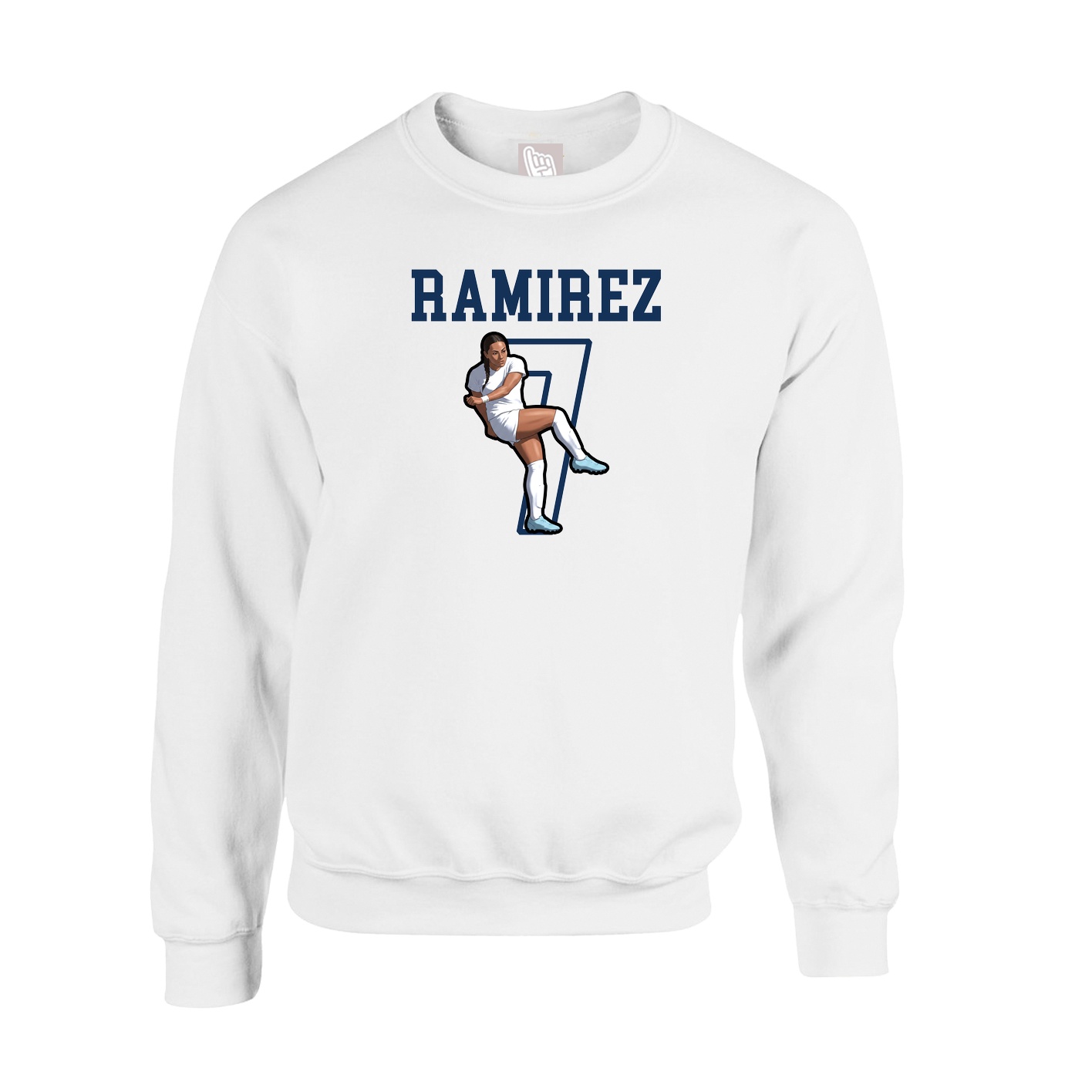 Fleece Crew — Shirsey in White