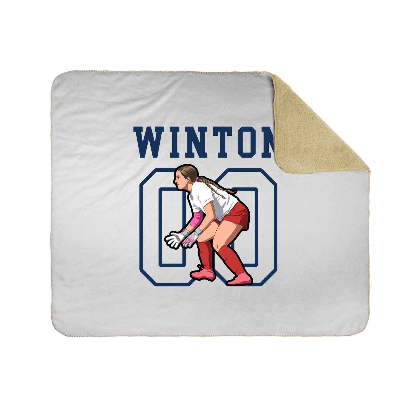 Throw Blanket — Shirsey in White