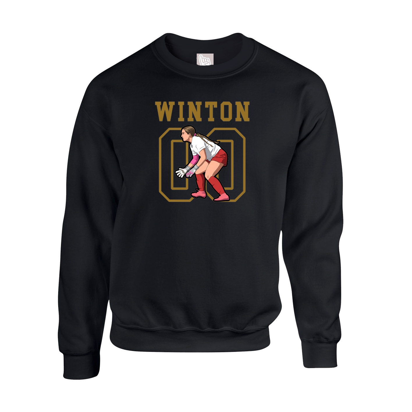 Fleece Crew — Shirsey in Black