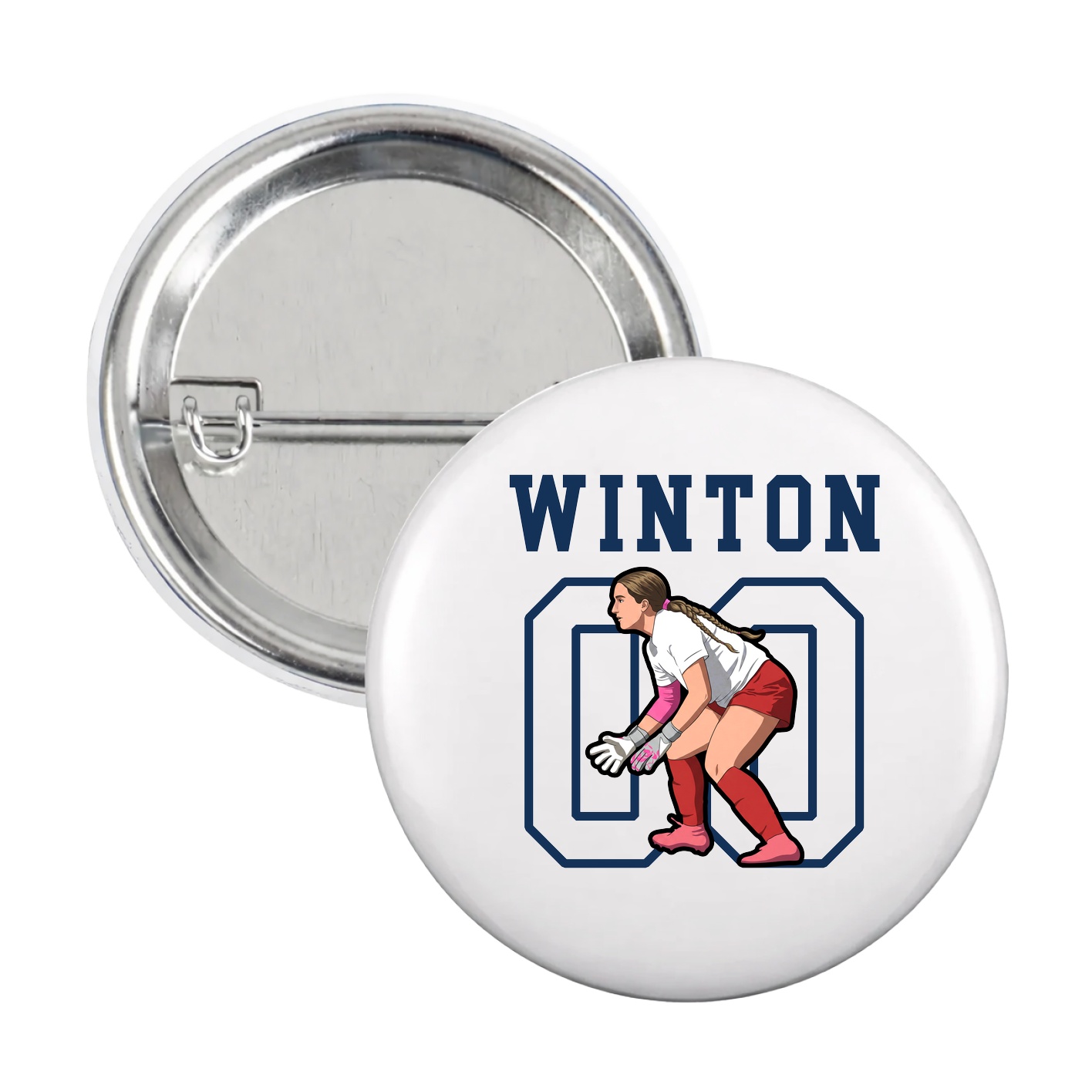 Game Day Button — Shirsey in White