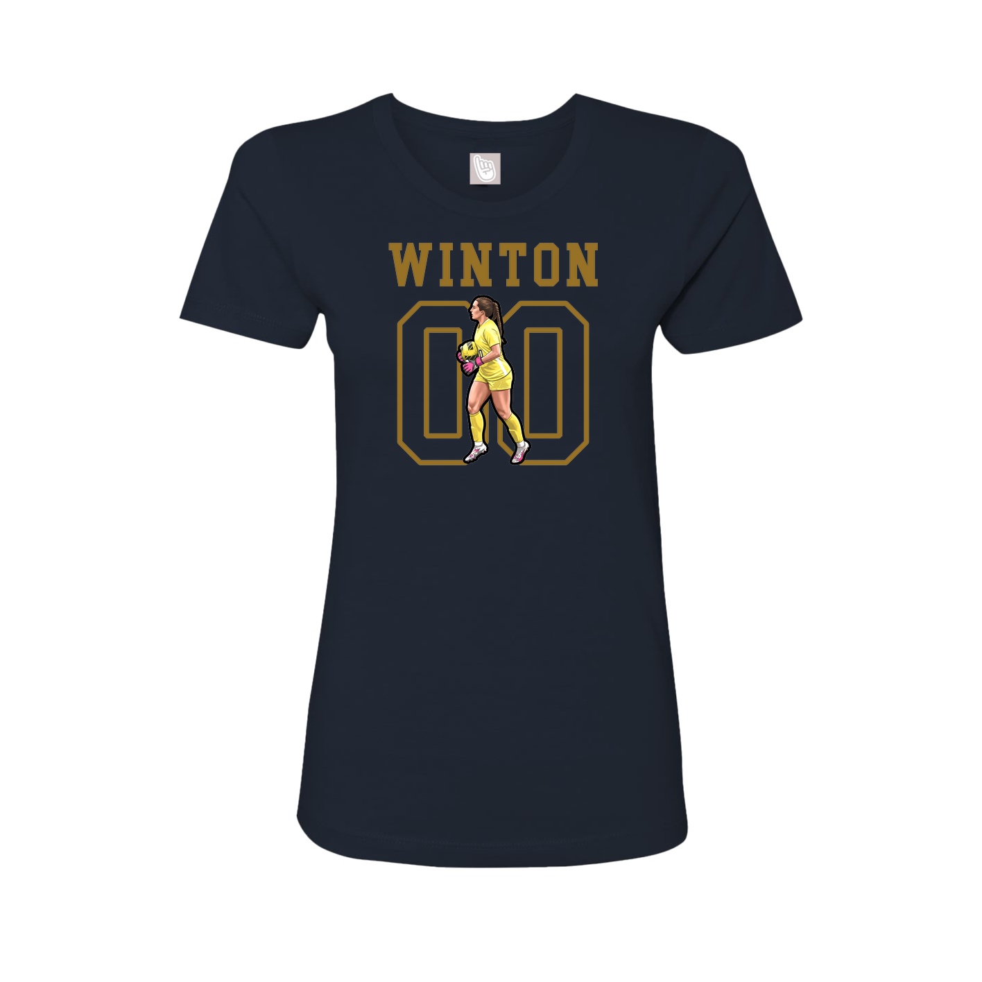 Fitted Women's Tee — Shirsey in Navy
