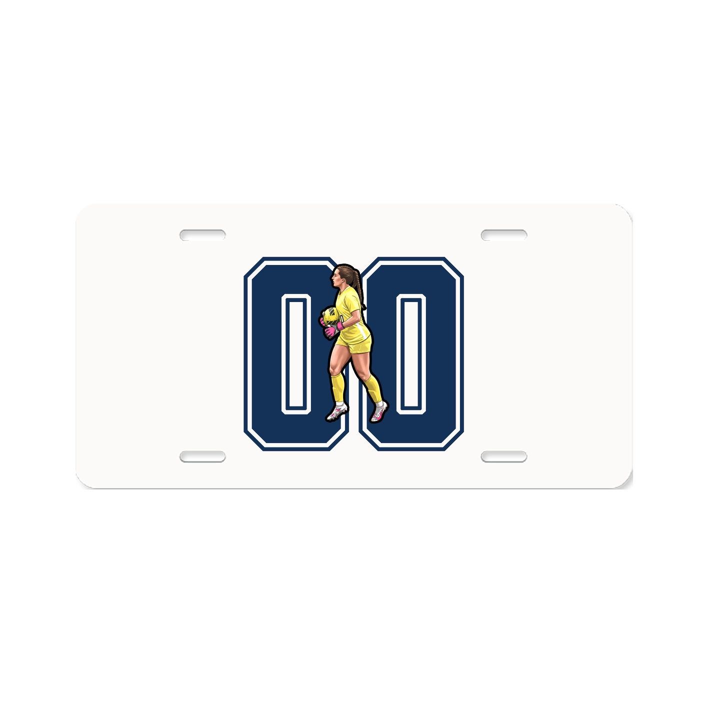 License Plate — Number in Classic