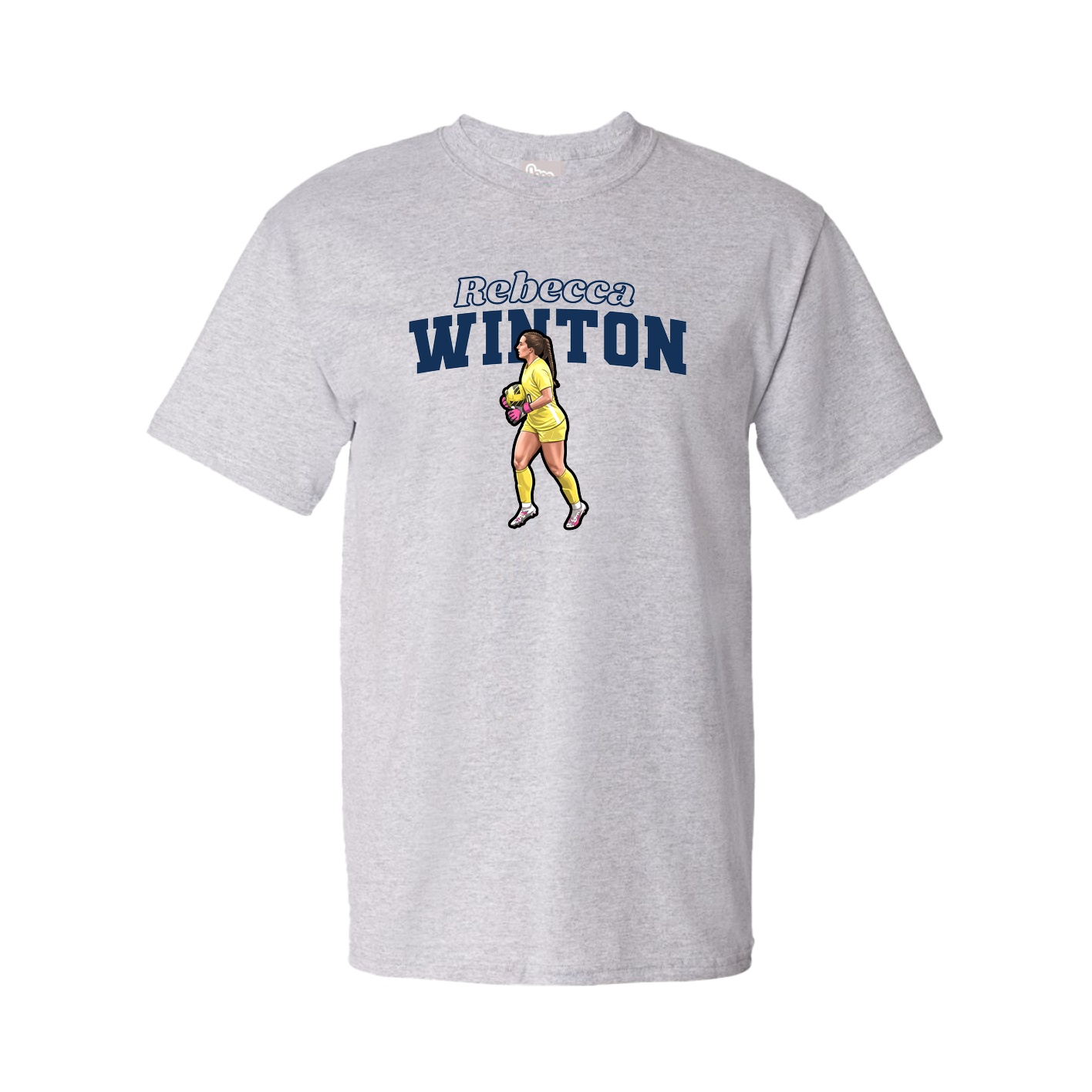 Tee — Name Arch in Grey