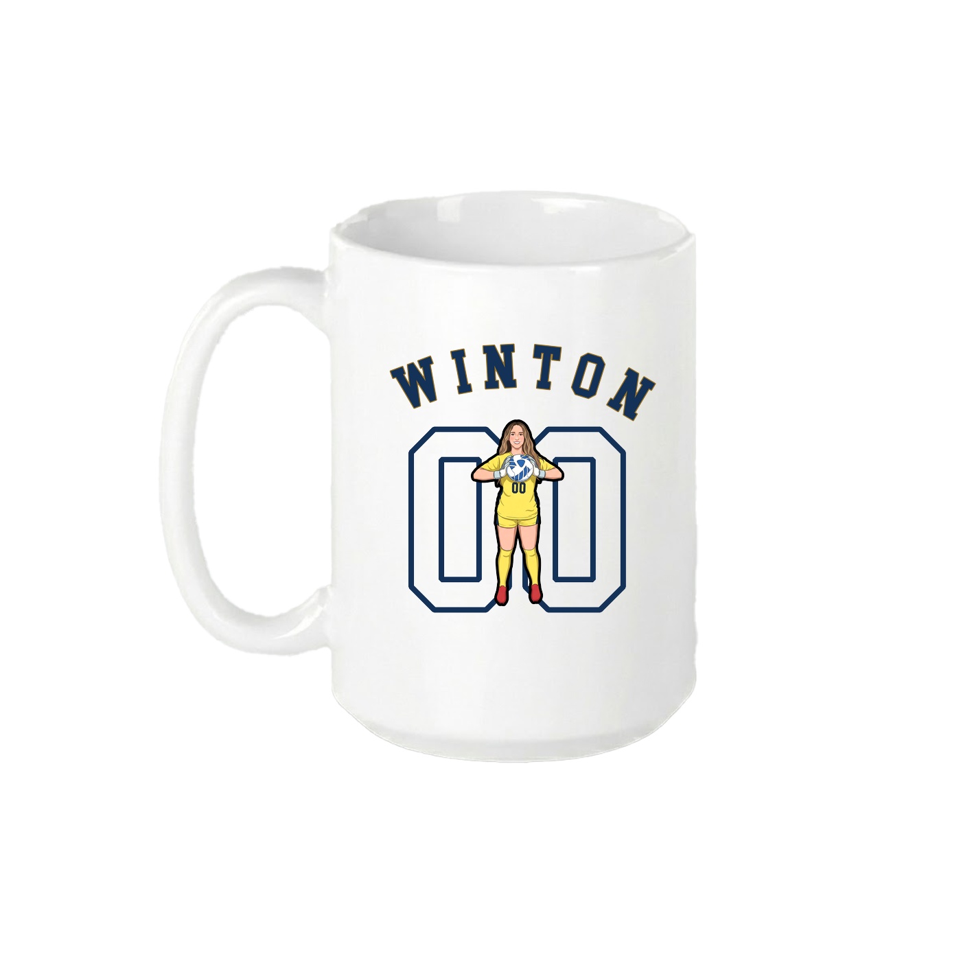 15oz Coffee Mug — Shirsey Arch in White