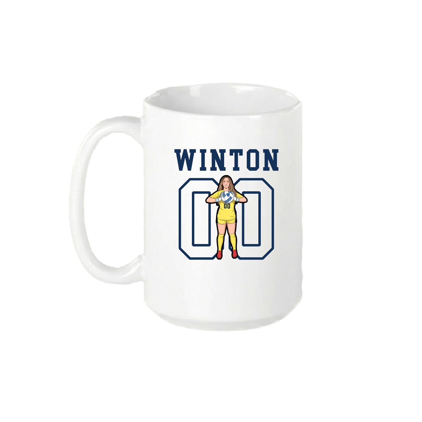 15oz Coffee Mug — Shirsey in White