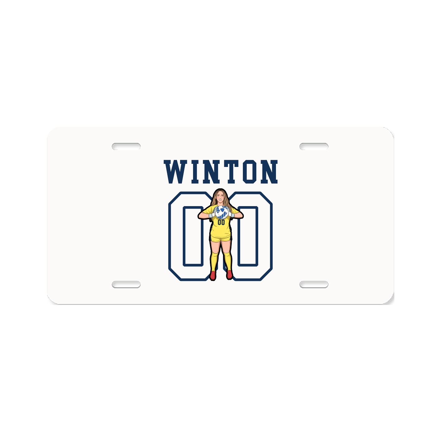 License Plate — Shirsey in Classic