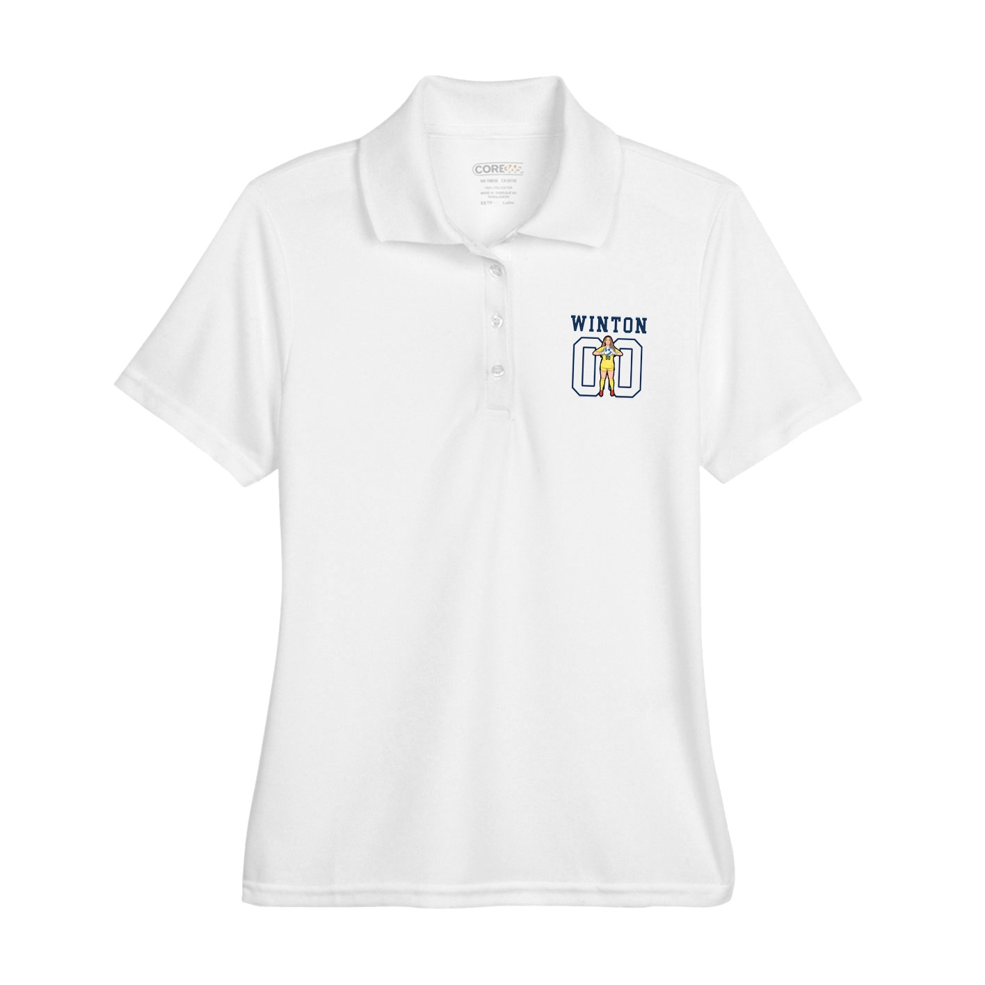 Womens Performance Polo — Shirsey in White