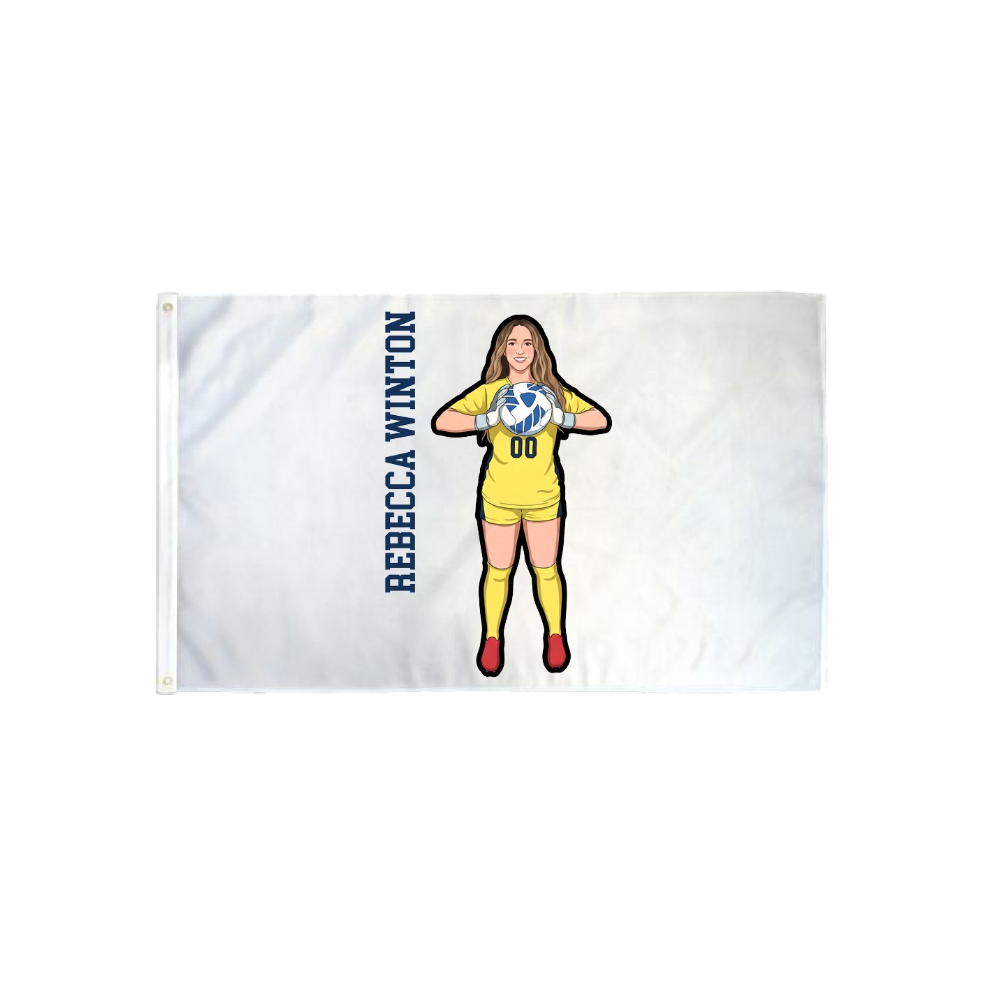3x5 Flag — Name Vertical in Classic