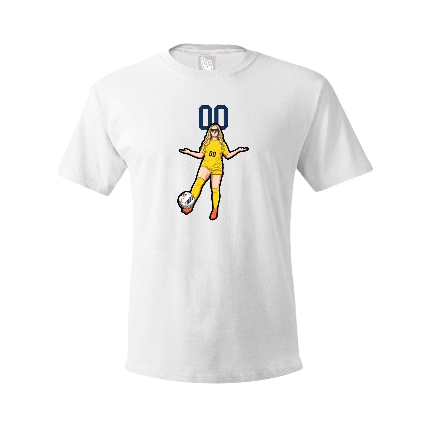Tee — Number Top in White