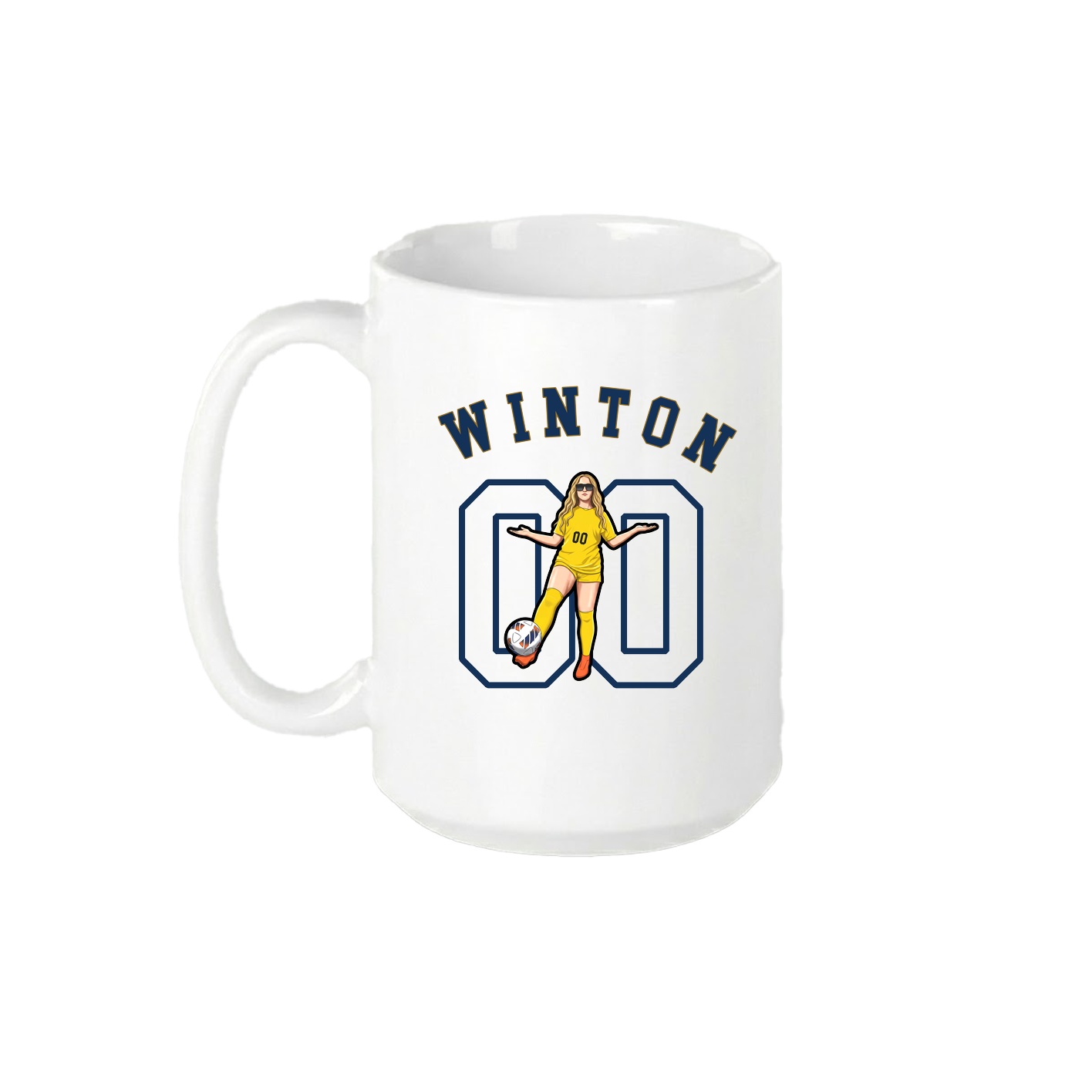 15oz Coffee Mug — Shirsey Arch in White