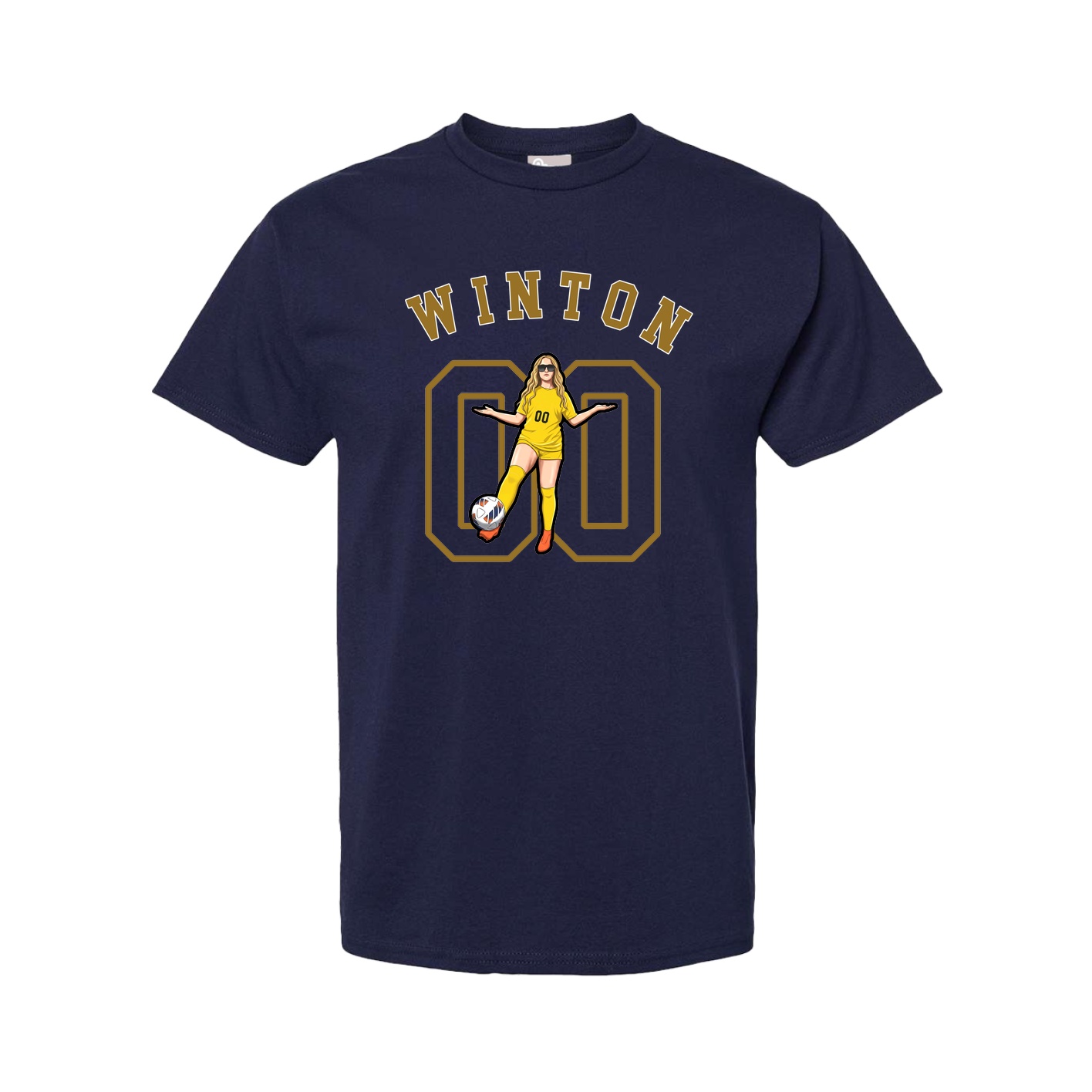 Youth Tee — Shirsey Arch in Navy