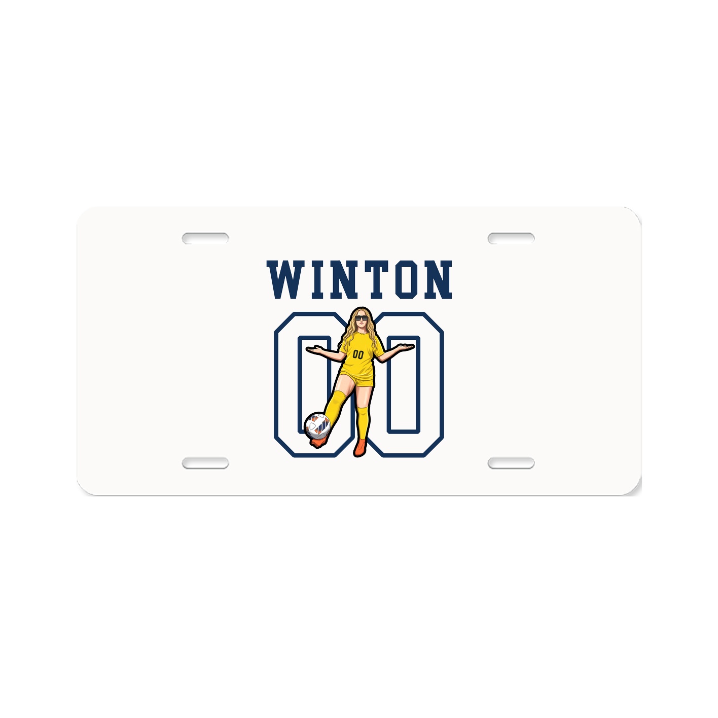 License Plate — Shirsey in Classic