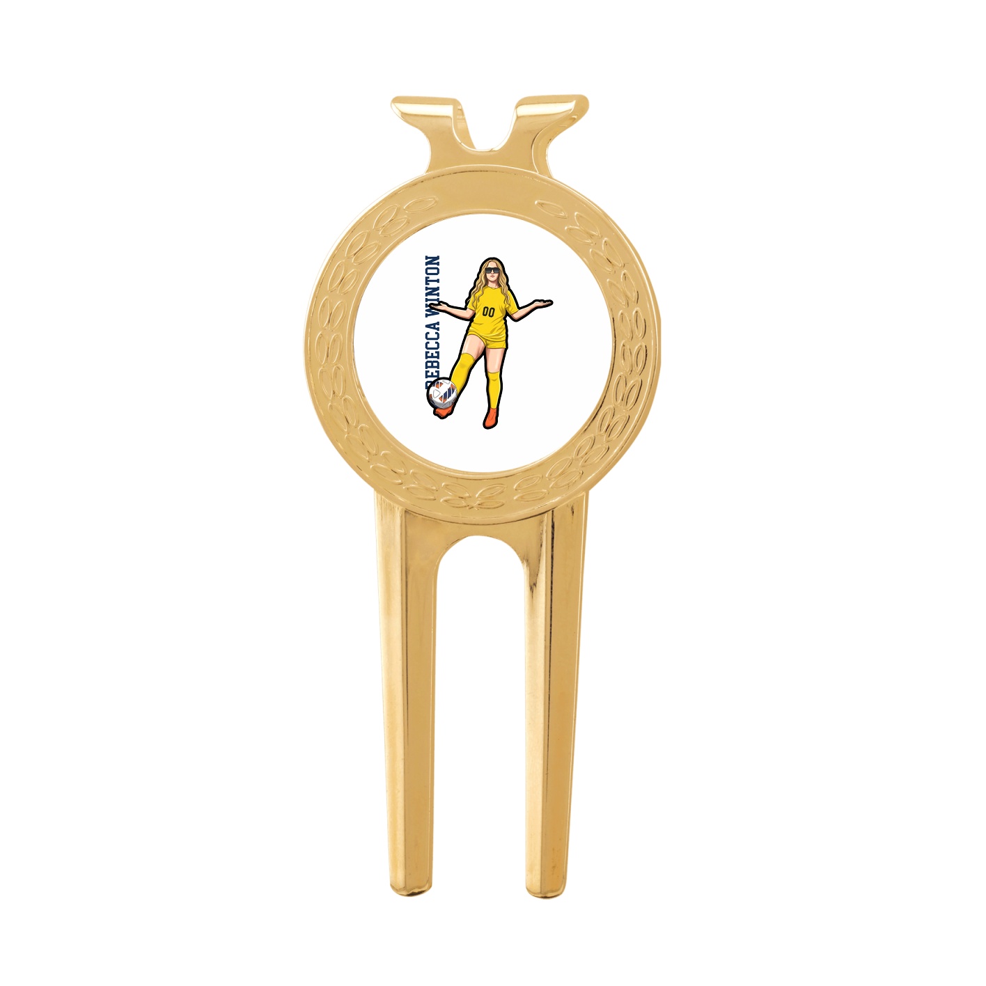Divot Tool with Ball Marker — Name Vertical in Classic