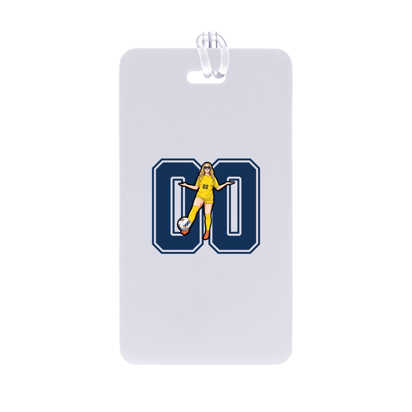 Bag Tag — Number in Classic