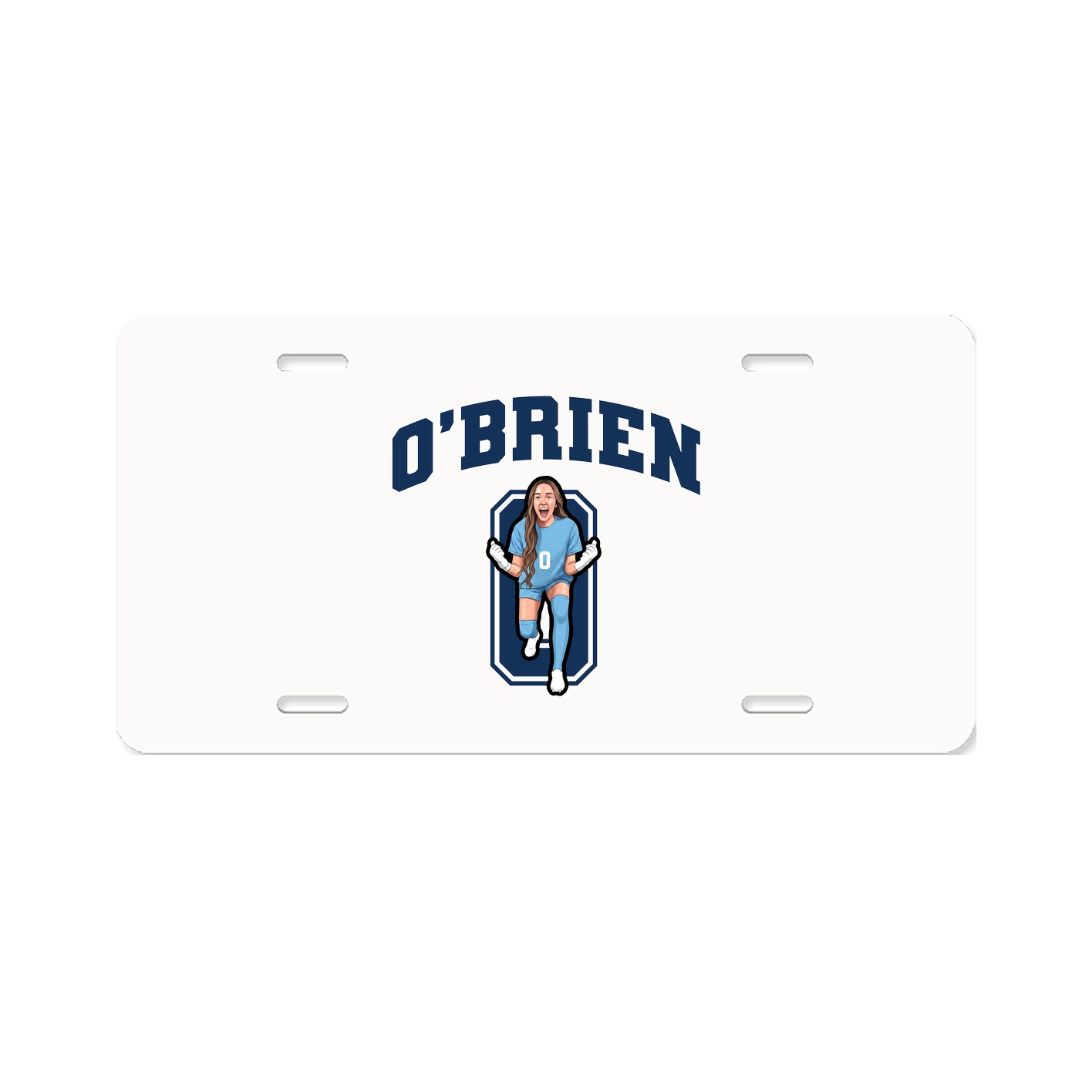License Plate — Number in Classic