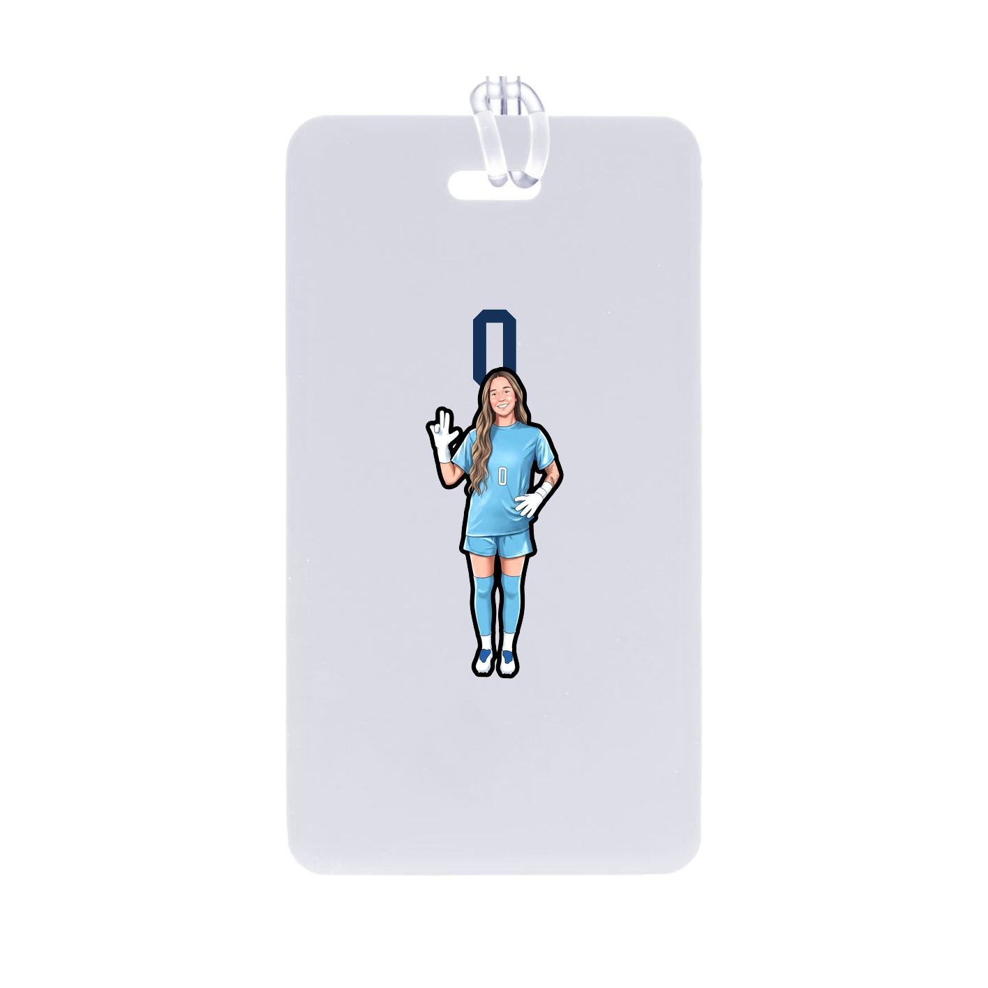 Bag Tag — Number Top in Classic