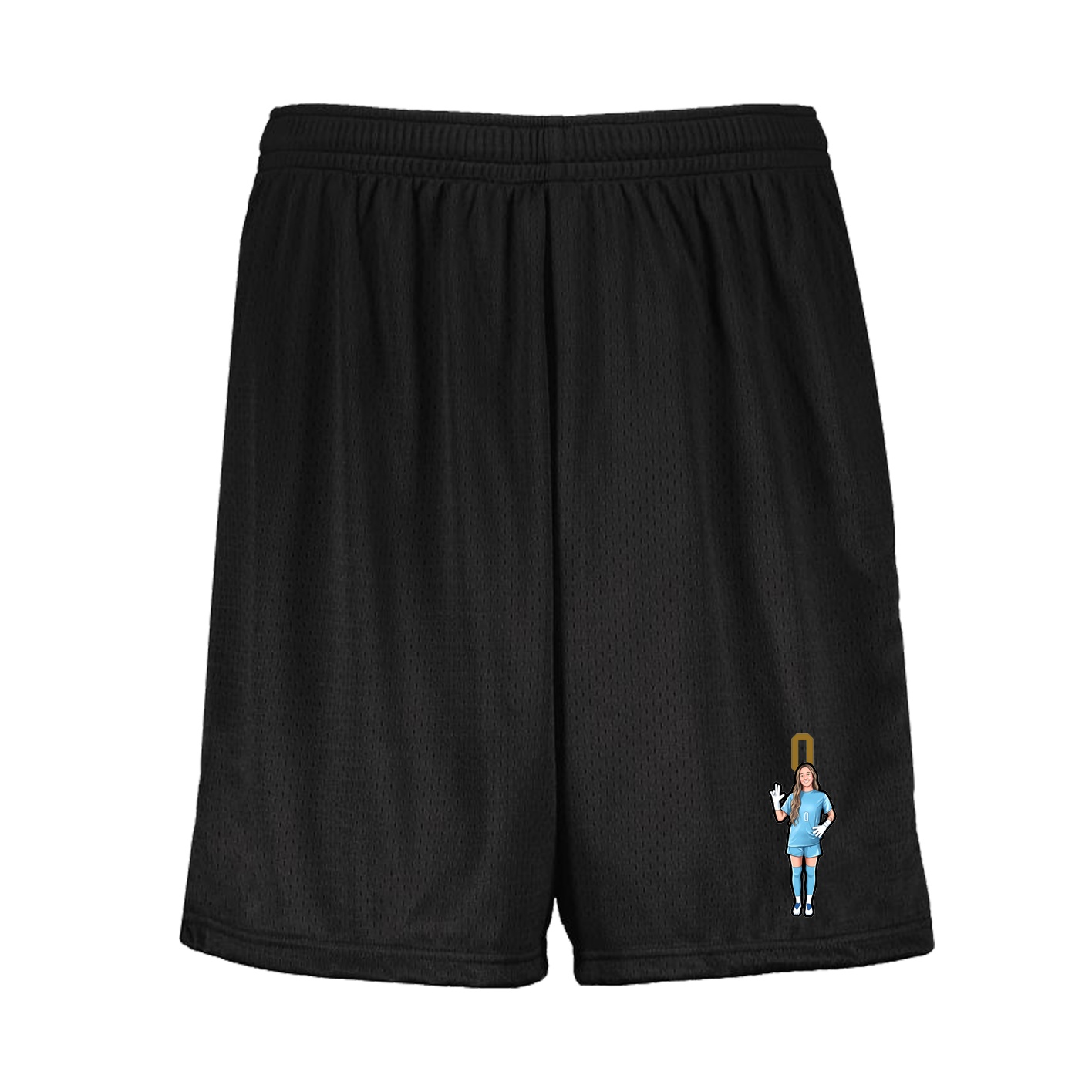Shorts — Number Top in Black