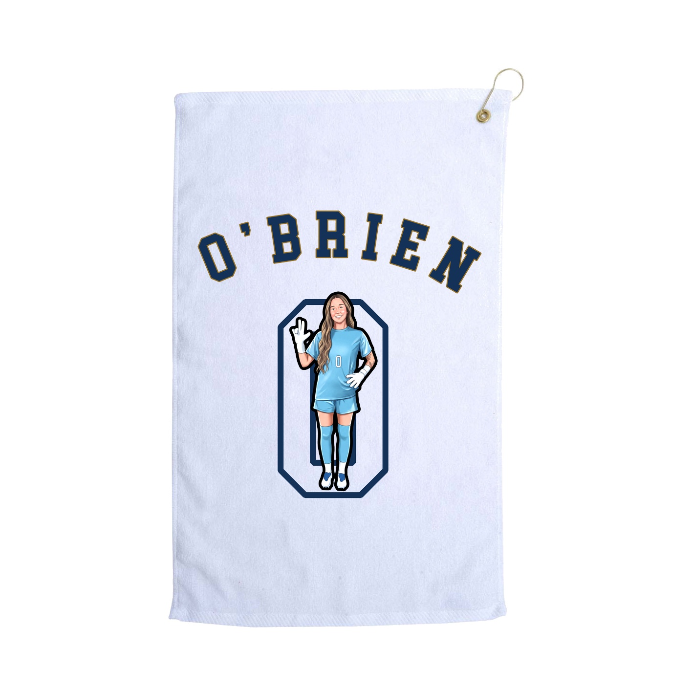Golf Towel — Shirsey Arch in White