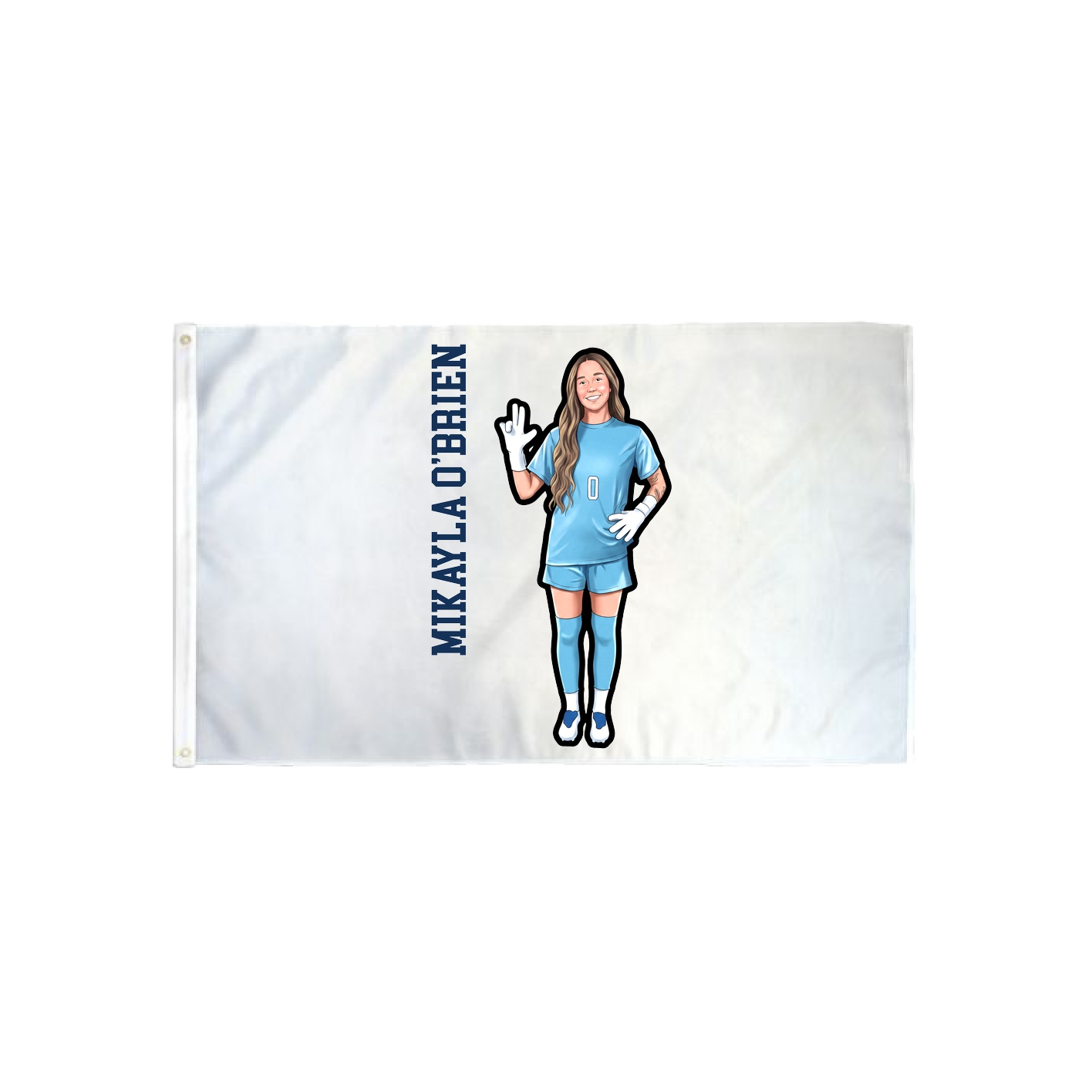 3x5 Flag — Name Vertical in Classic