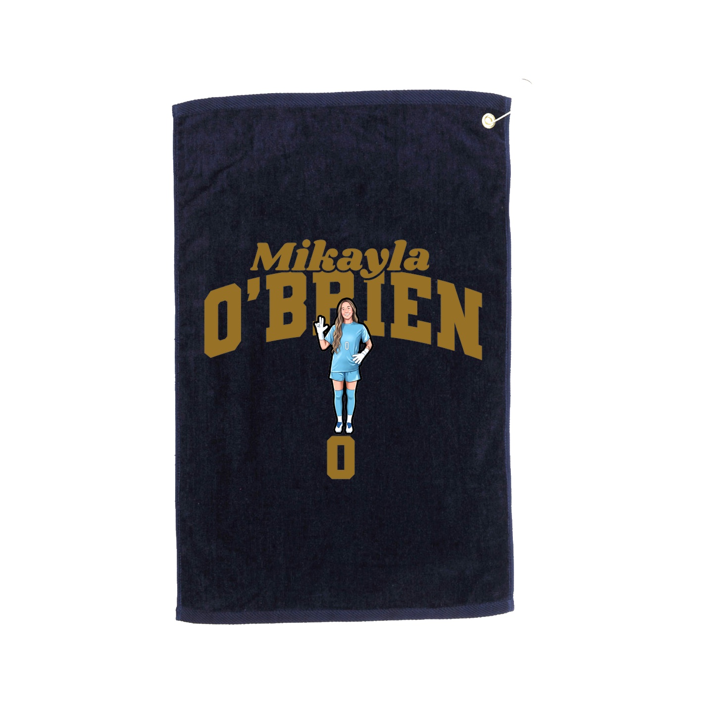 Golf Towel — Signature Arch in Navy