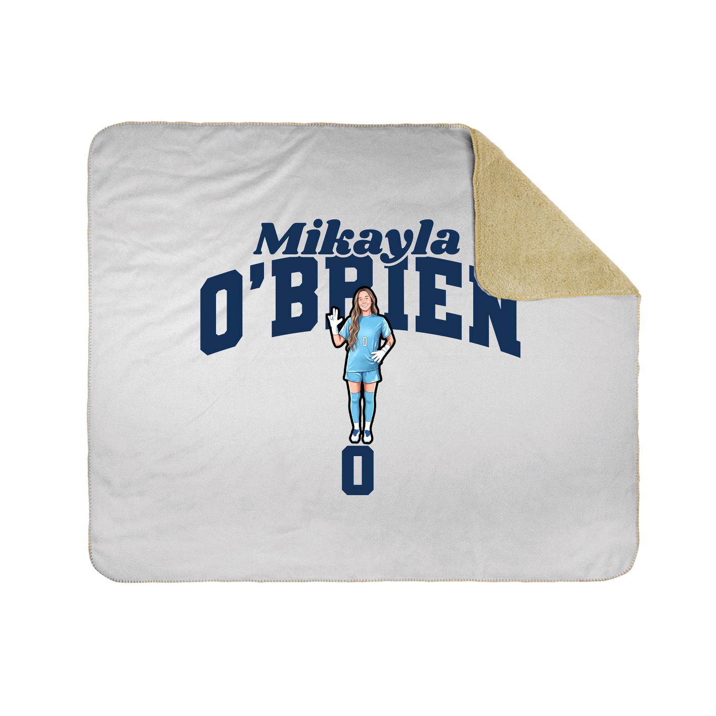 Throw Blanket — Signature Arch in White
