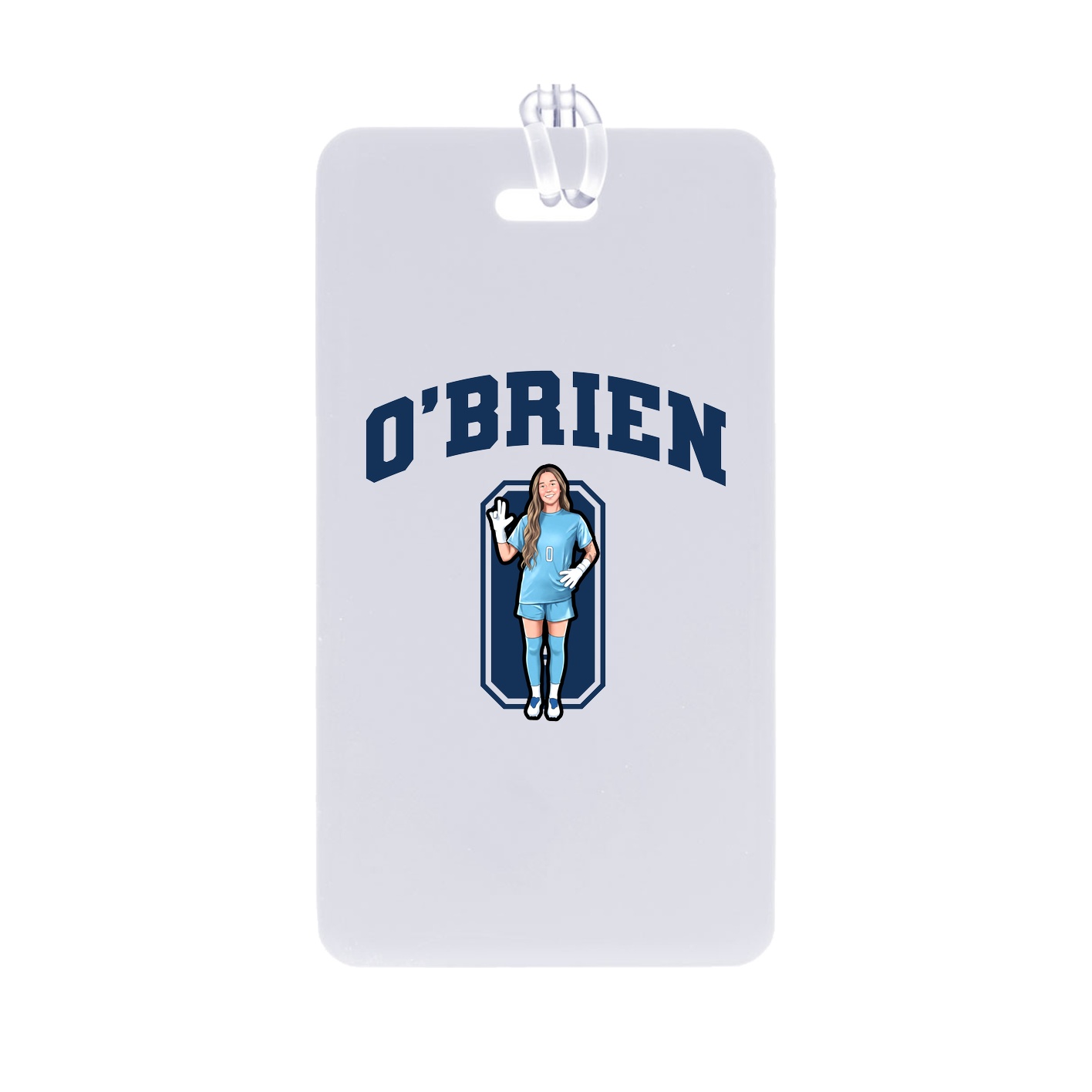 Bag Tag — Number in Classic