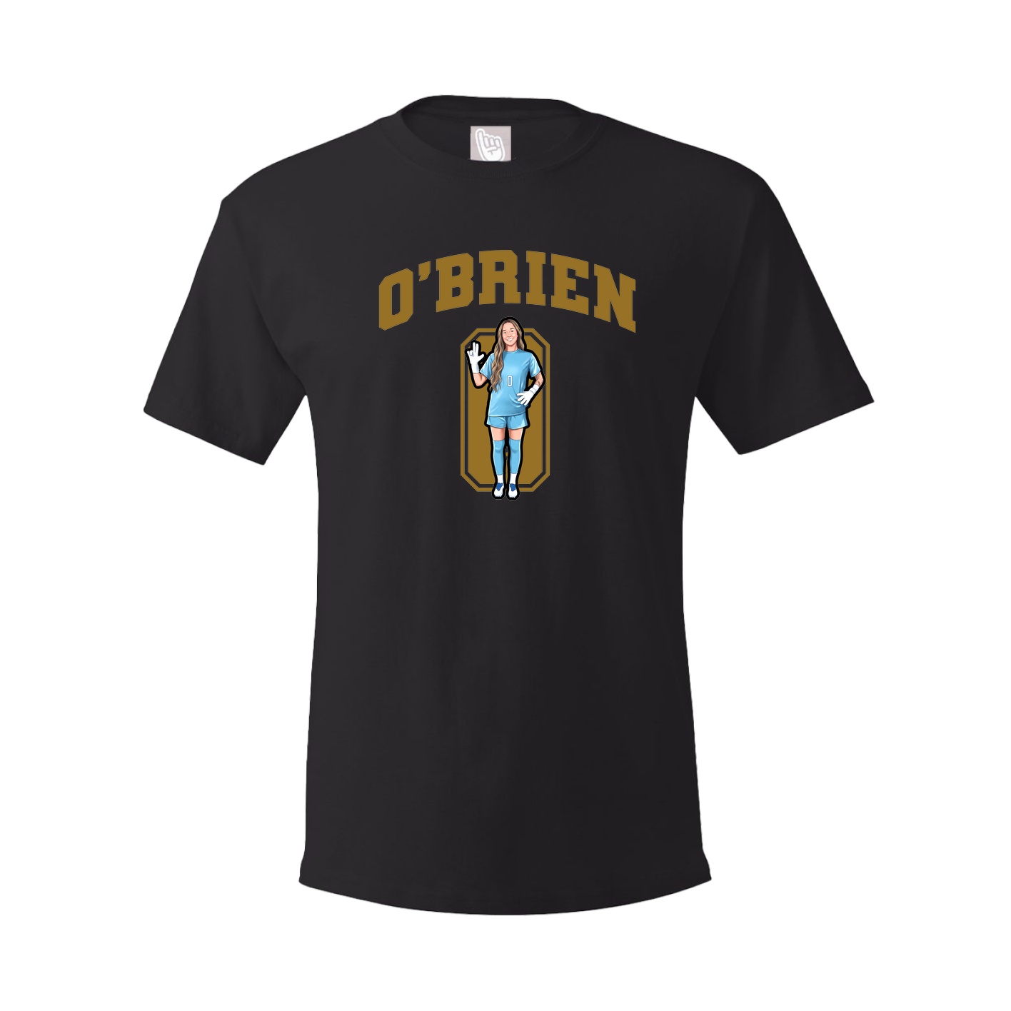 Youth Tee — Number in Black