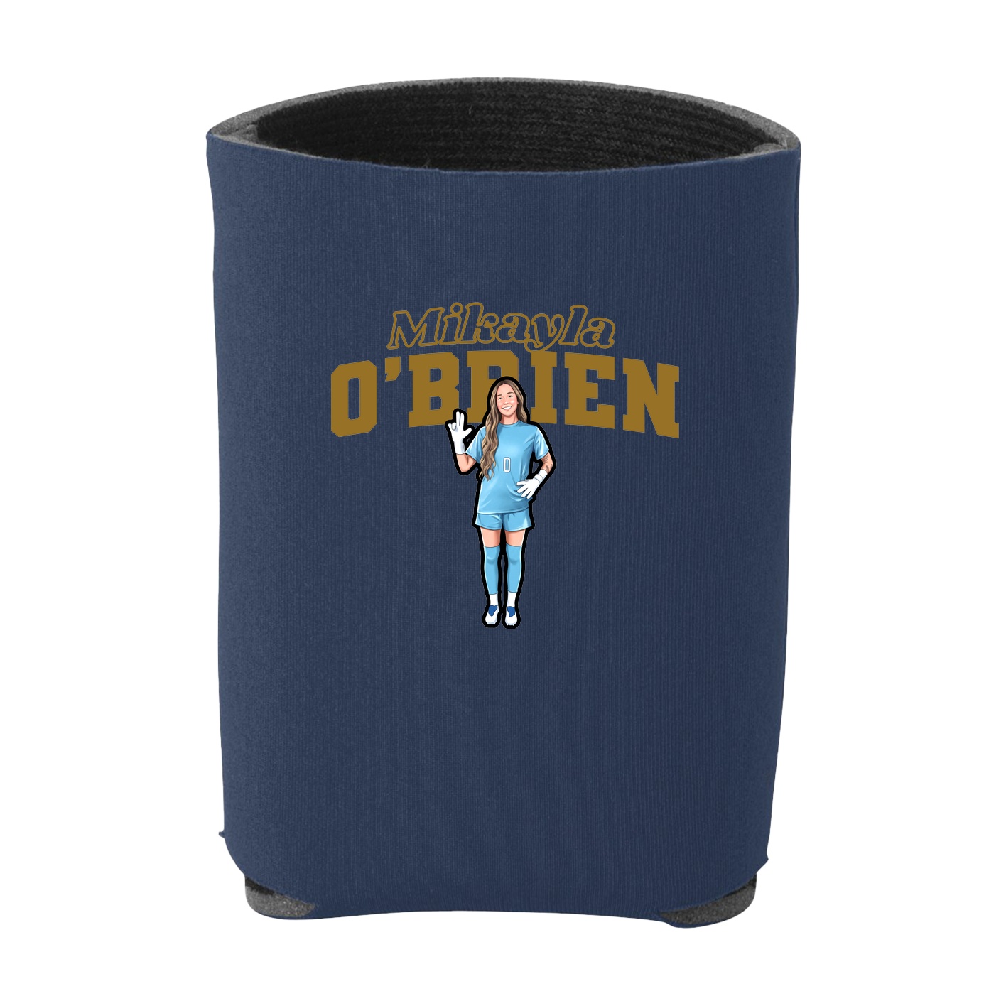 Can Holder — Name Arch in Navy