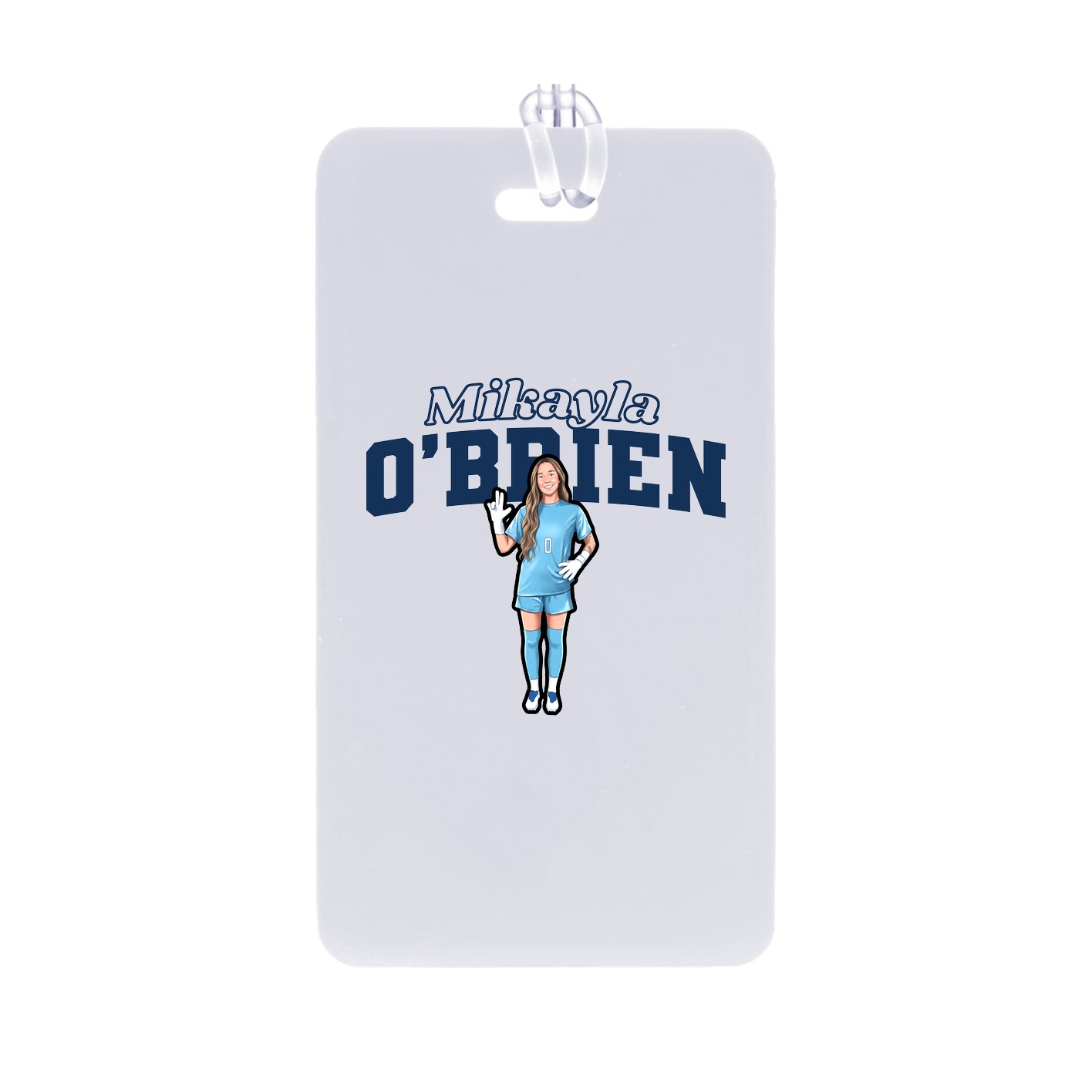 Bag Tag — Name Arch in Classic