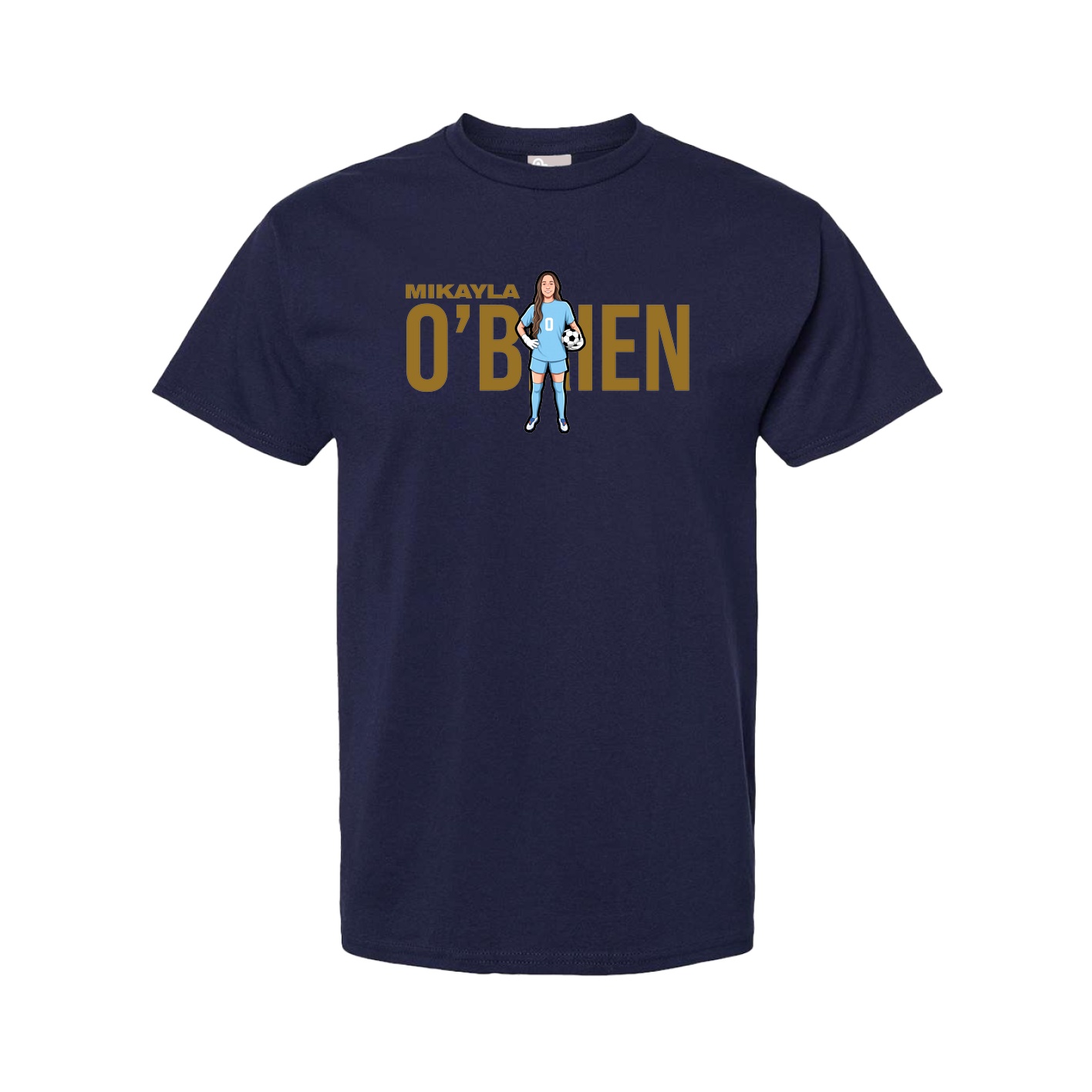 Tee — Player Name in Navy