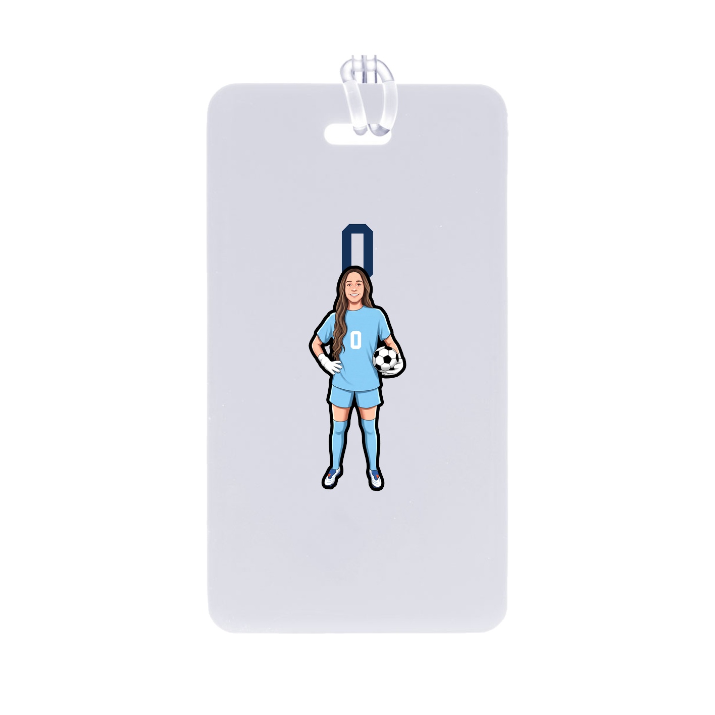 Bag Tag — Number Top in Classic