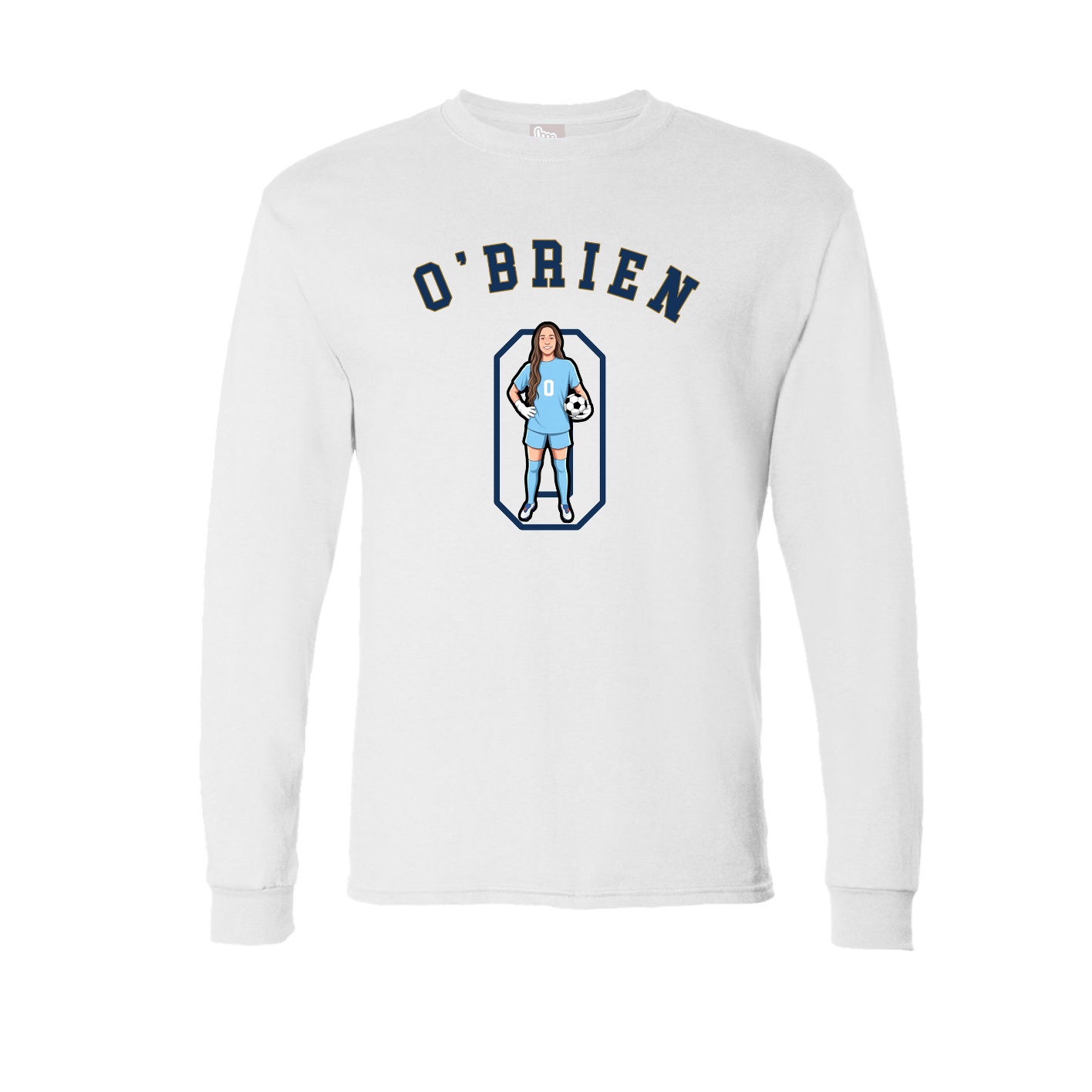 Long Sleeve Tee — Shirsey Arch in White