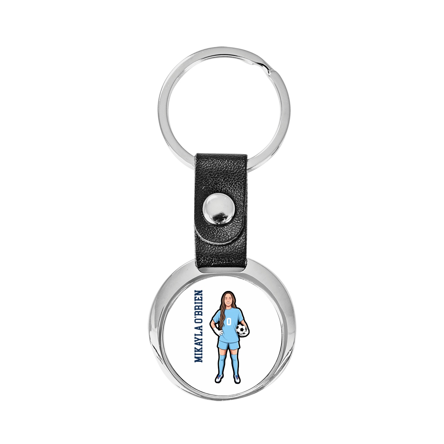 Key Chain — Name Vertical in Classic
