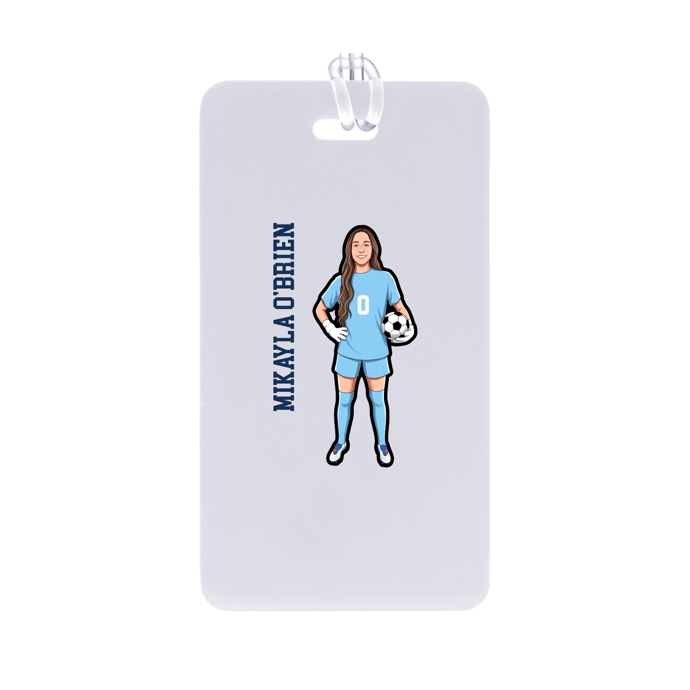 Bag Tag — Name Vertical in Classic